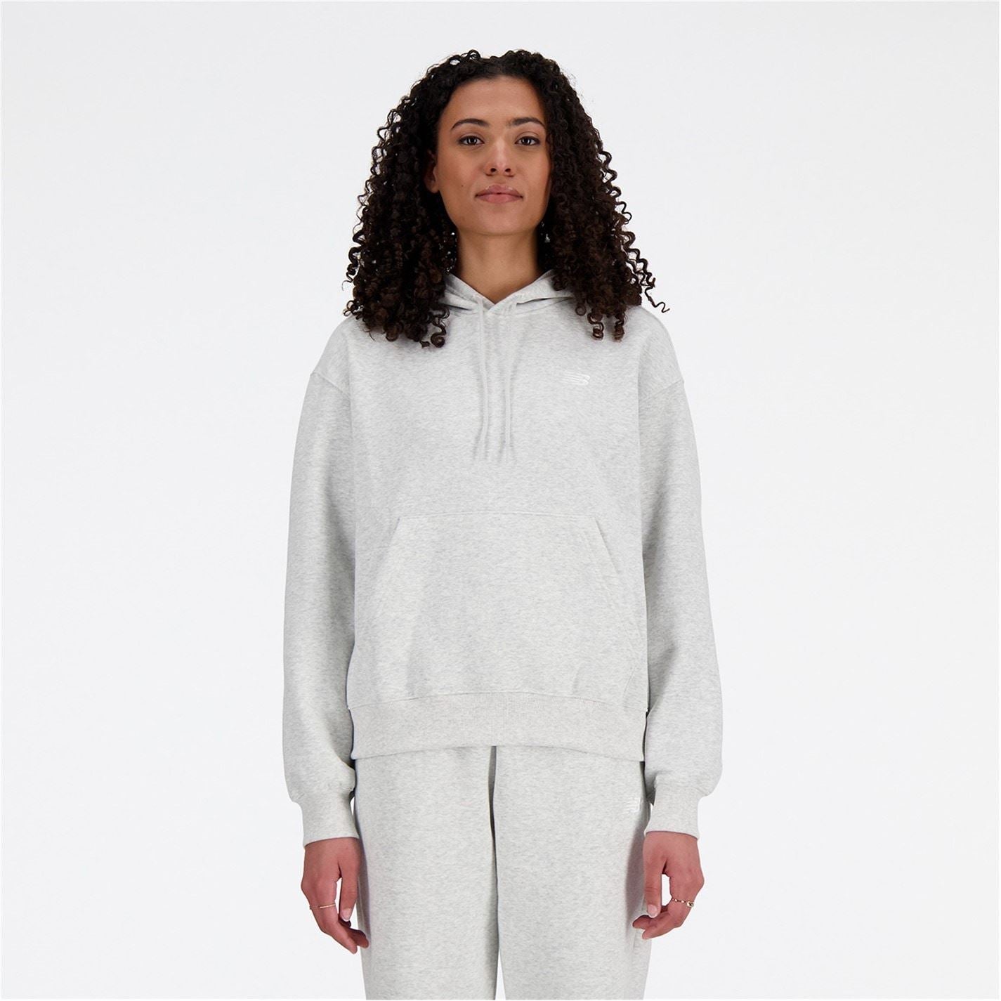 New Balance Terry Relaxed Fit Kangaroo Pocket Hooded Neck Sweatshirt