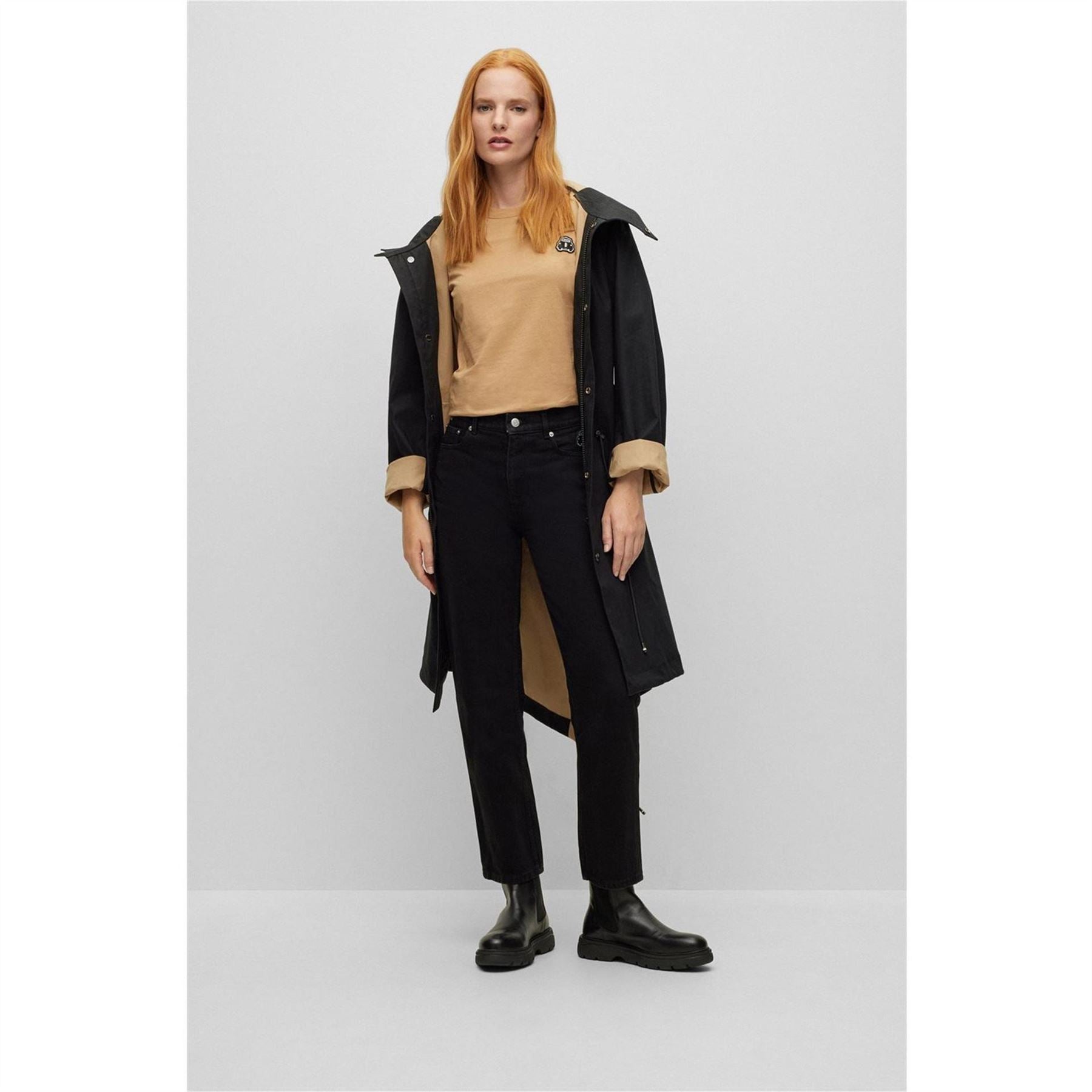 Boss Straight Cropped Jeans