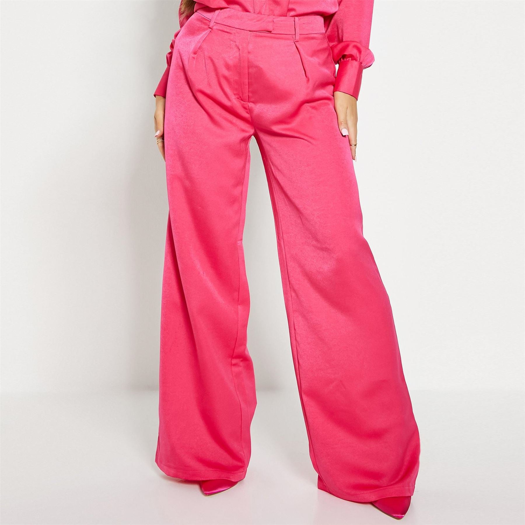 I Saw It First Wide Leg Tailored Trousers