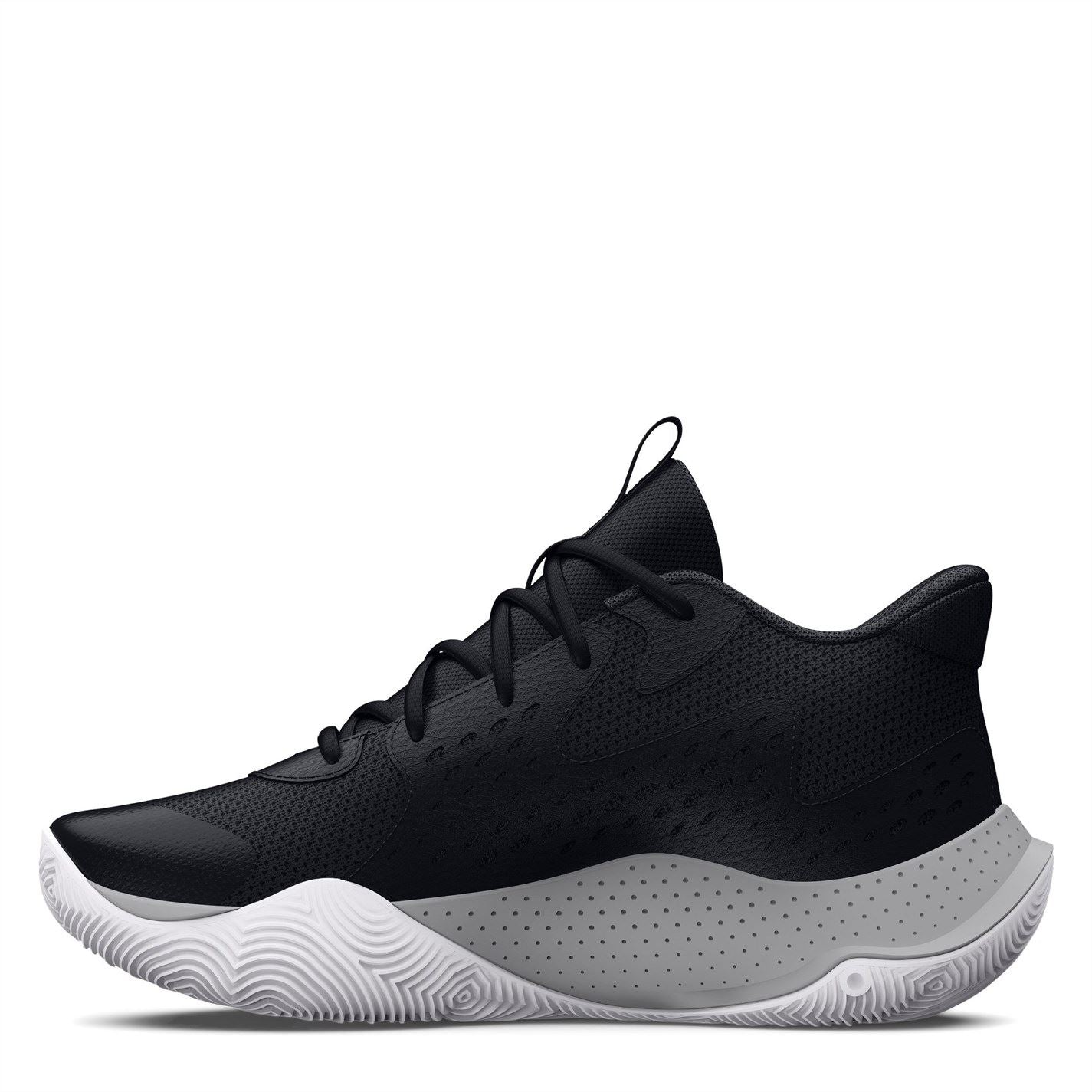 Under Armour Kids Jet 23 Graphic Print Basketball Canvas Low Top Sneakers