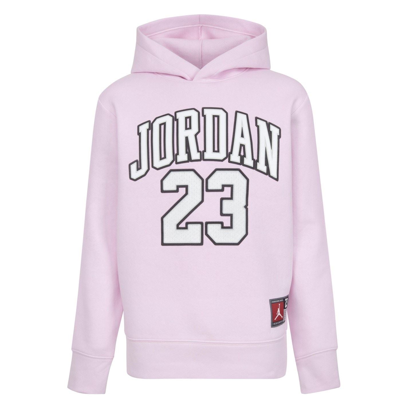 Air Jordan Logo Print Hooded Neck Long Sleeve Sweatshirt