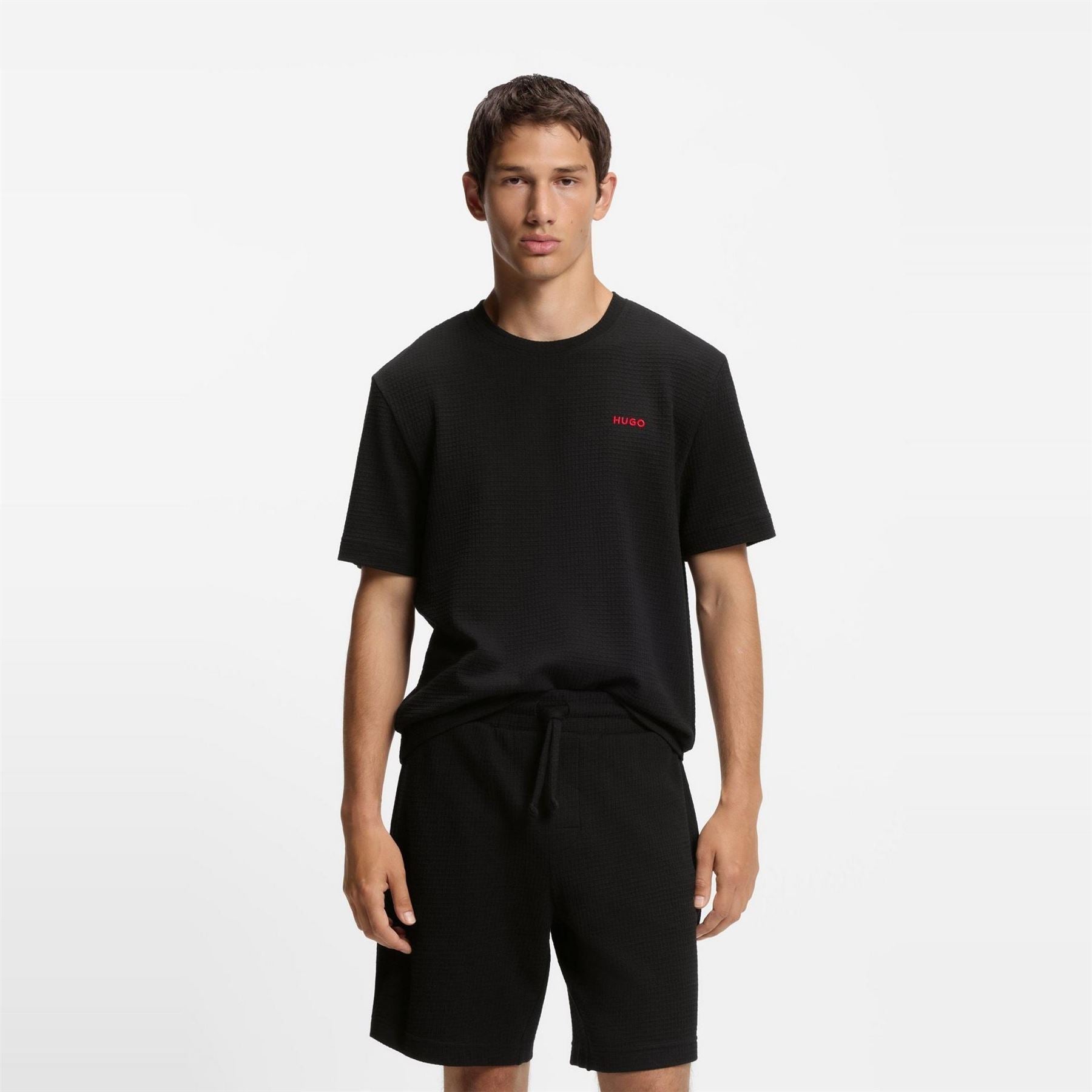 Hugo Austin Wordmark Crew Neck Short Sleeve T-Shirt