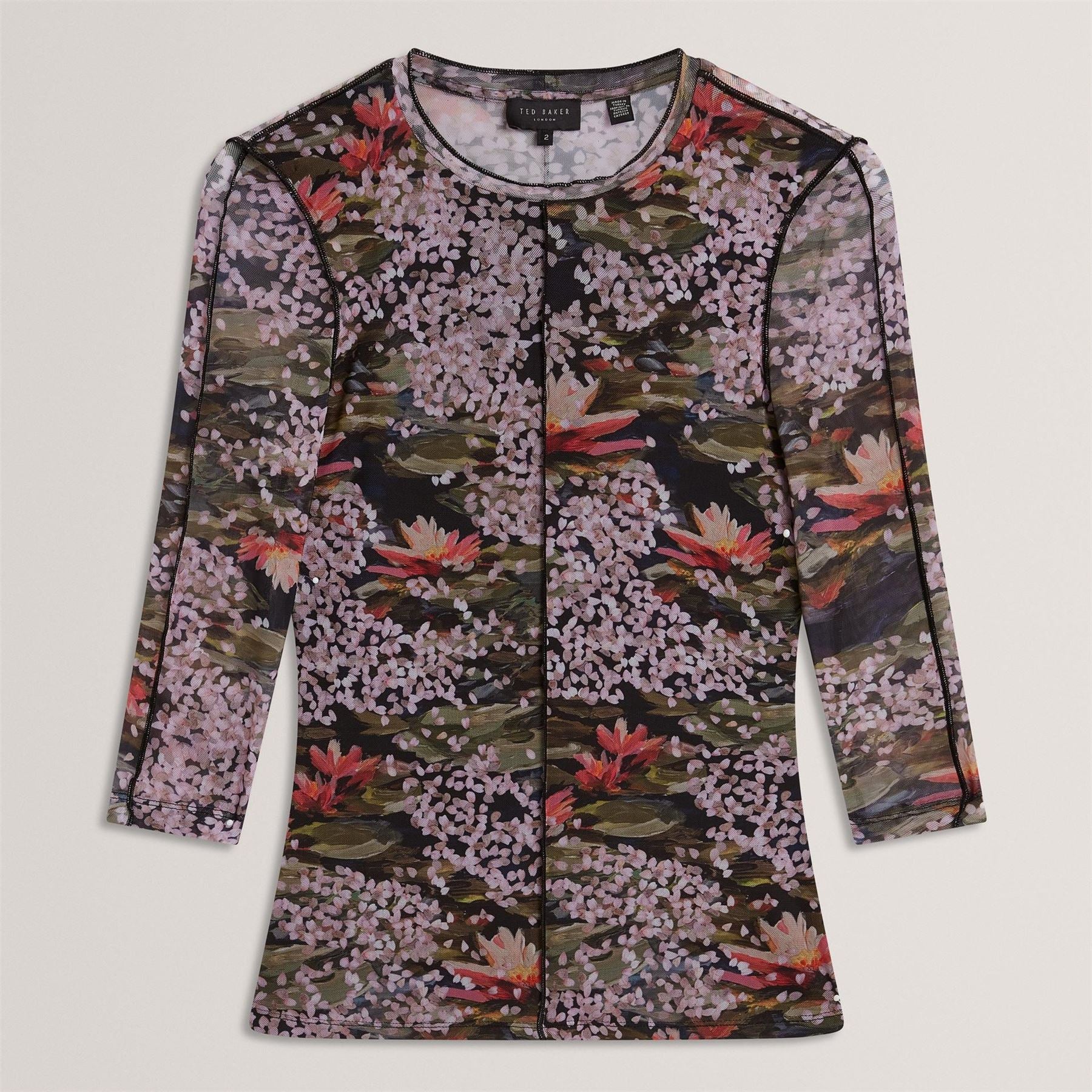 Ted Baker Baker Mesh Print Top