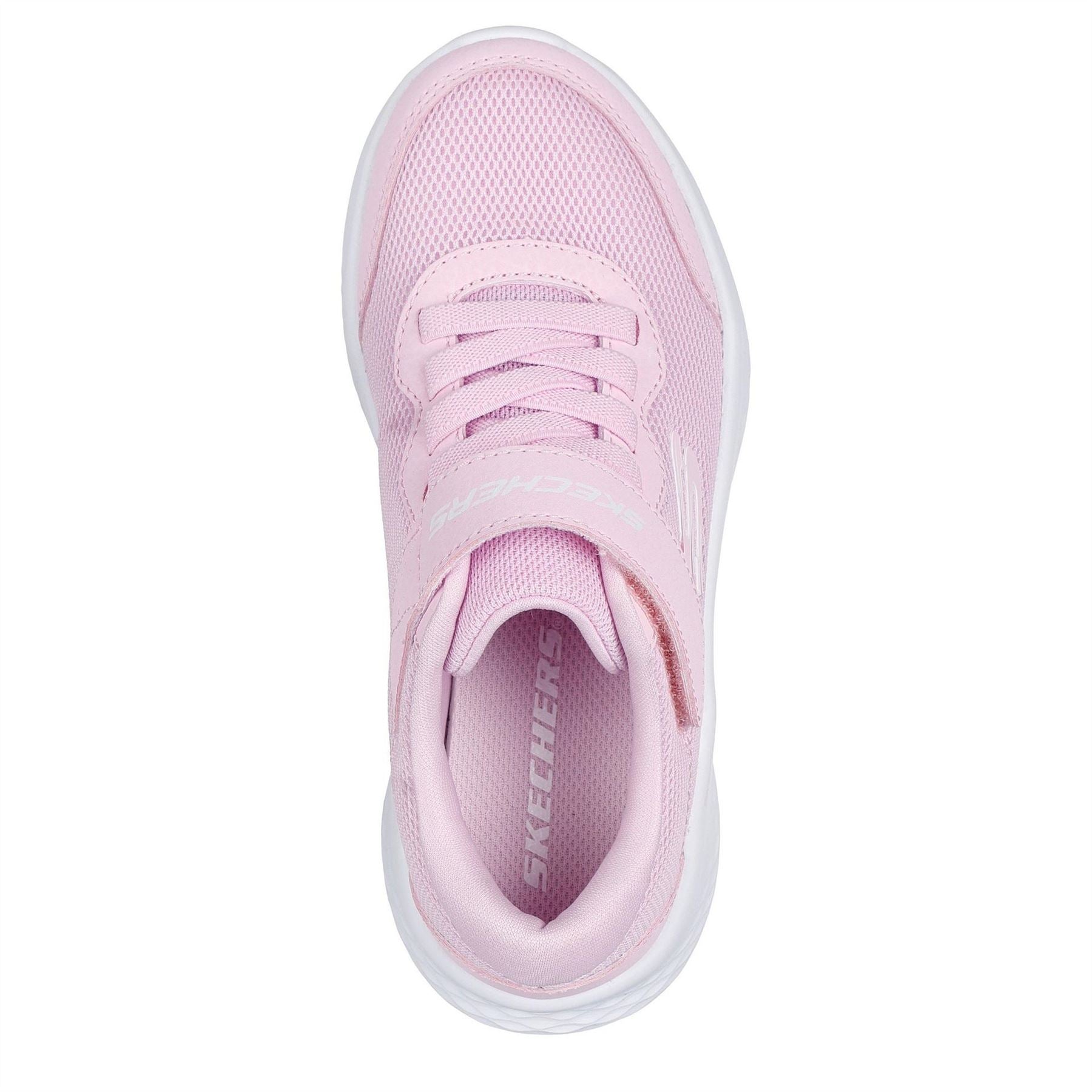 Skechers Gore And Strap Mesh Sneaker Low Top Trainers Girls