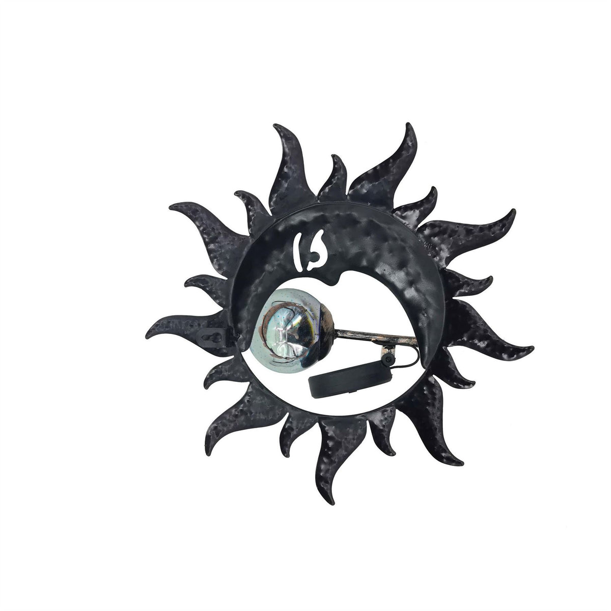Linea And Moon Solar Wall Plaque 63