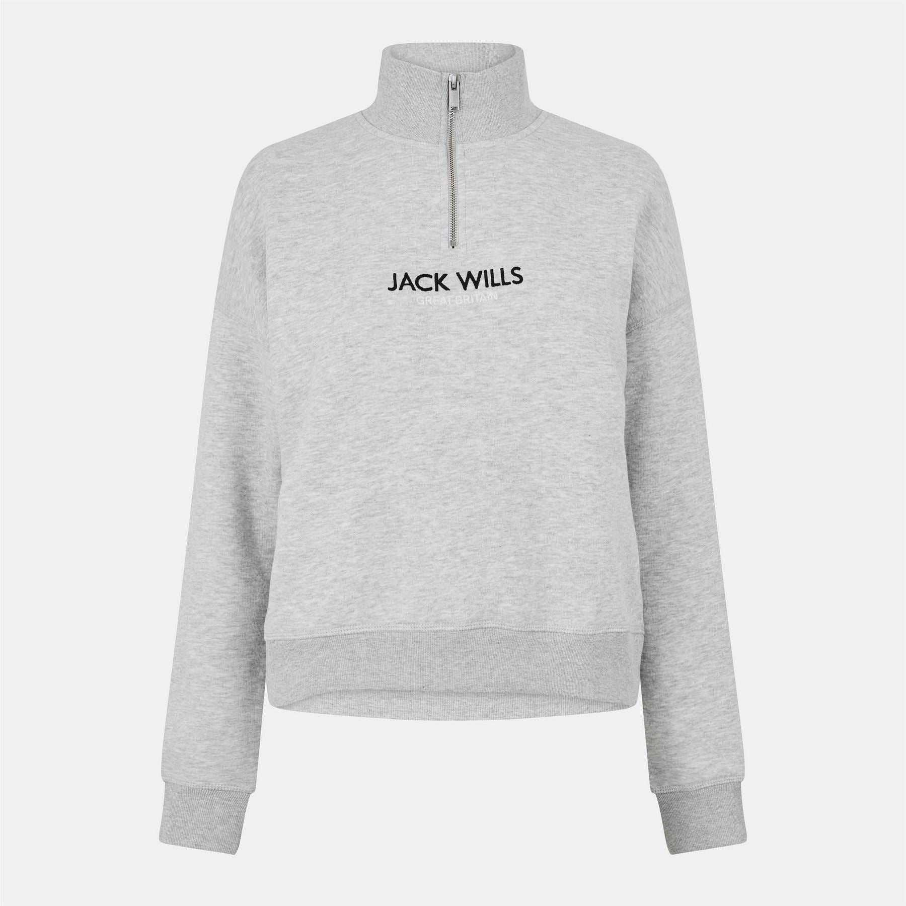 Jack Wills Honeylane Half Zip Sweatshirt
