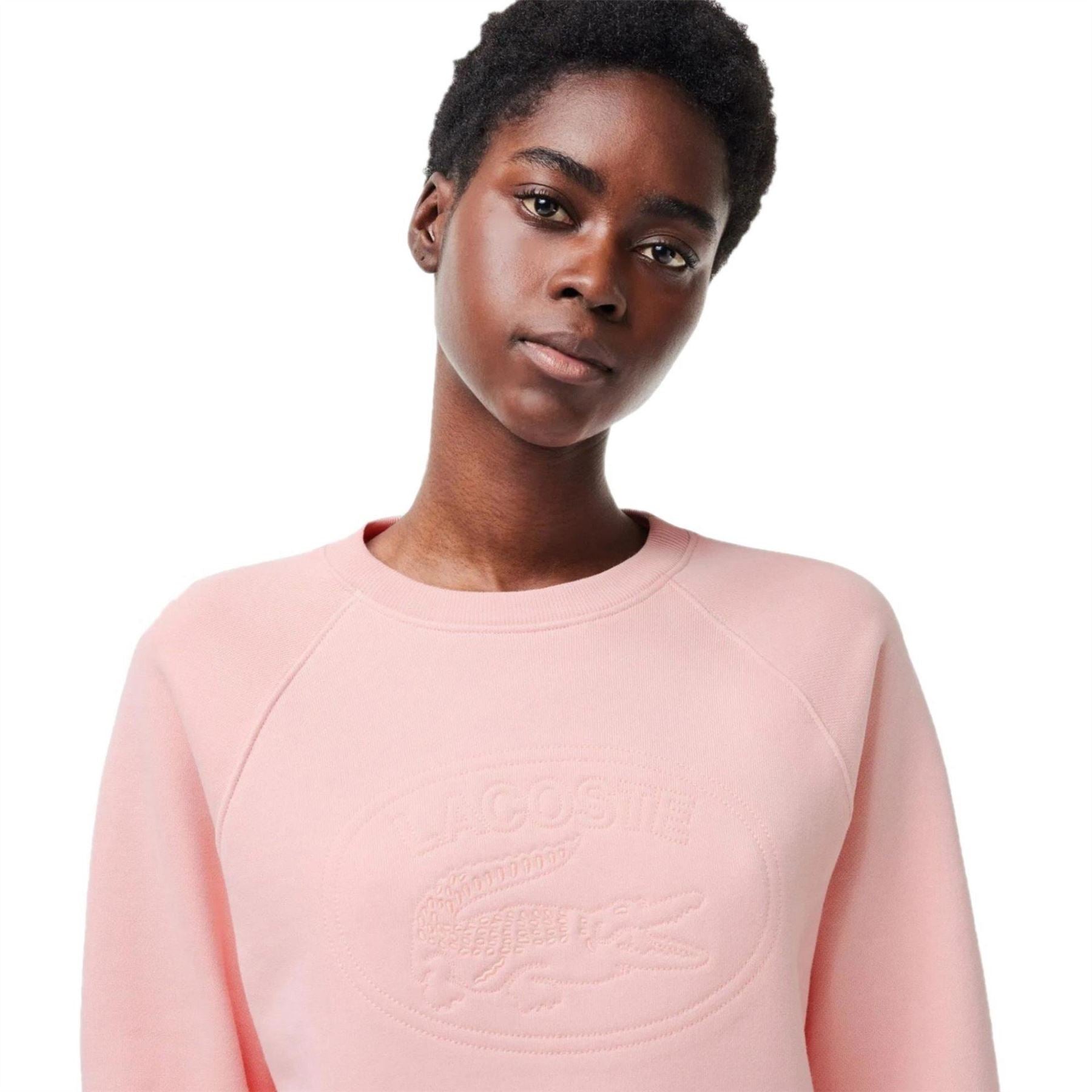 Lacoste Crocodile Print Crew Neck Regular Fit Sweater