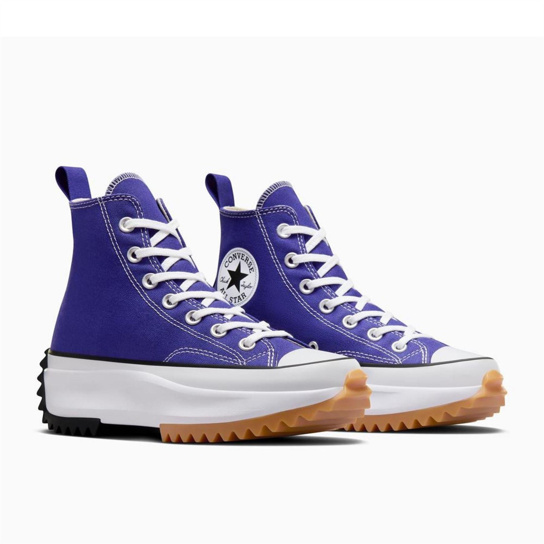 Converse Adults Run Star Hike Platform Canvasas High Top Trainers