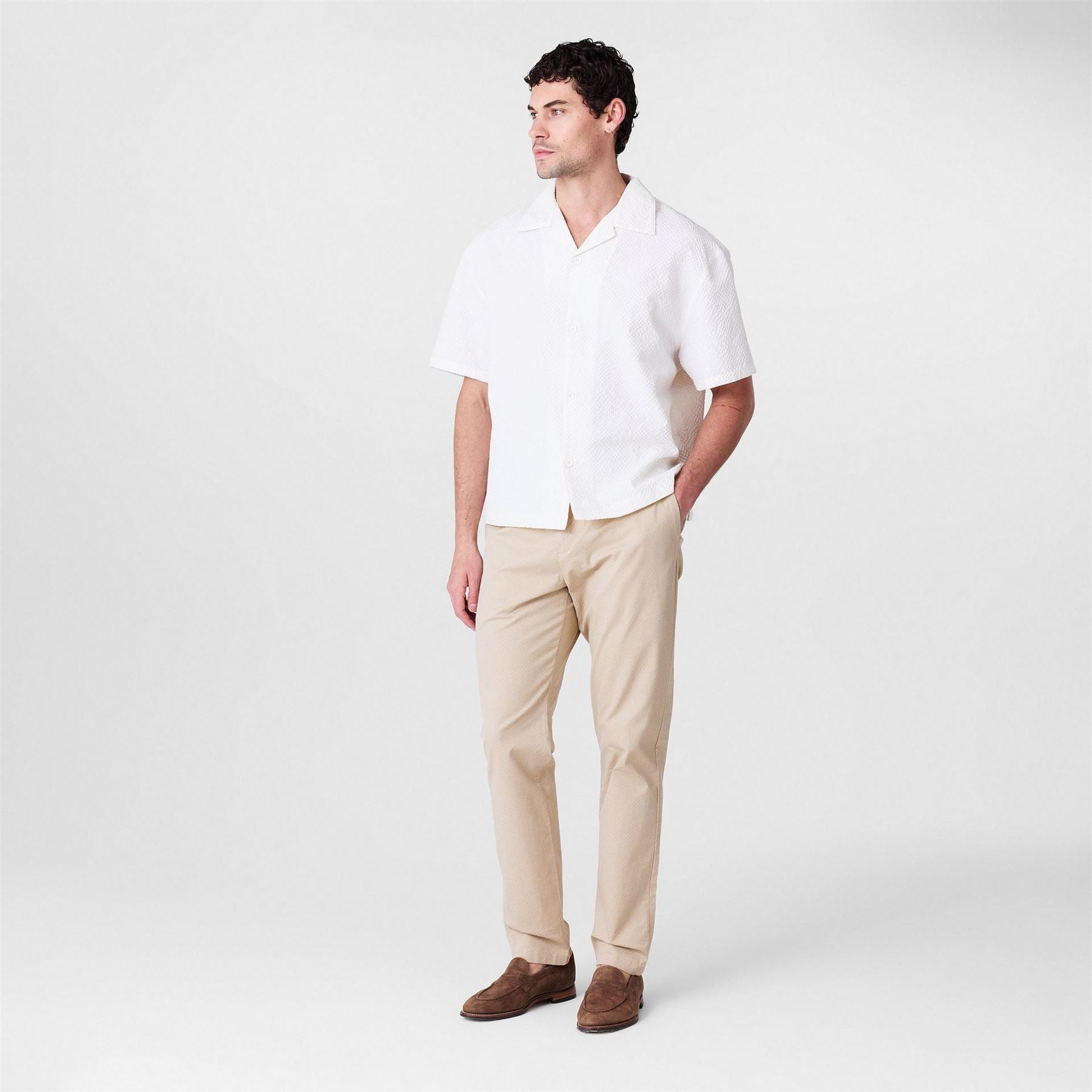 Ted Baker Geo Geometric Patterned Five Pocket Chinos