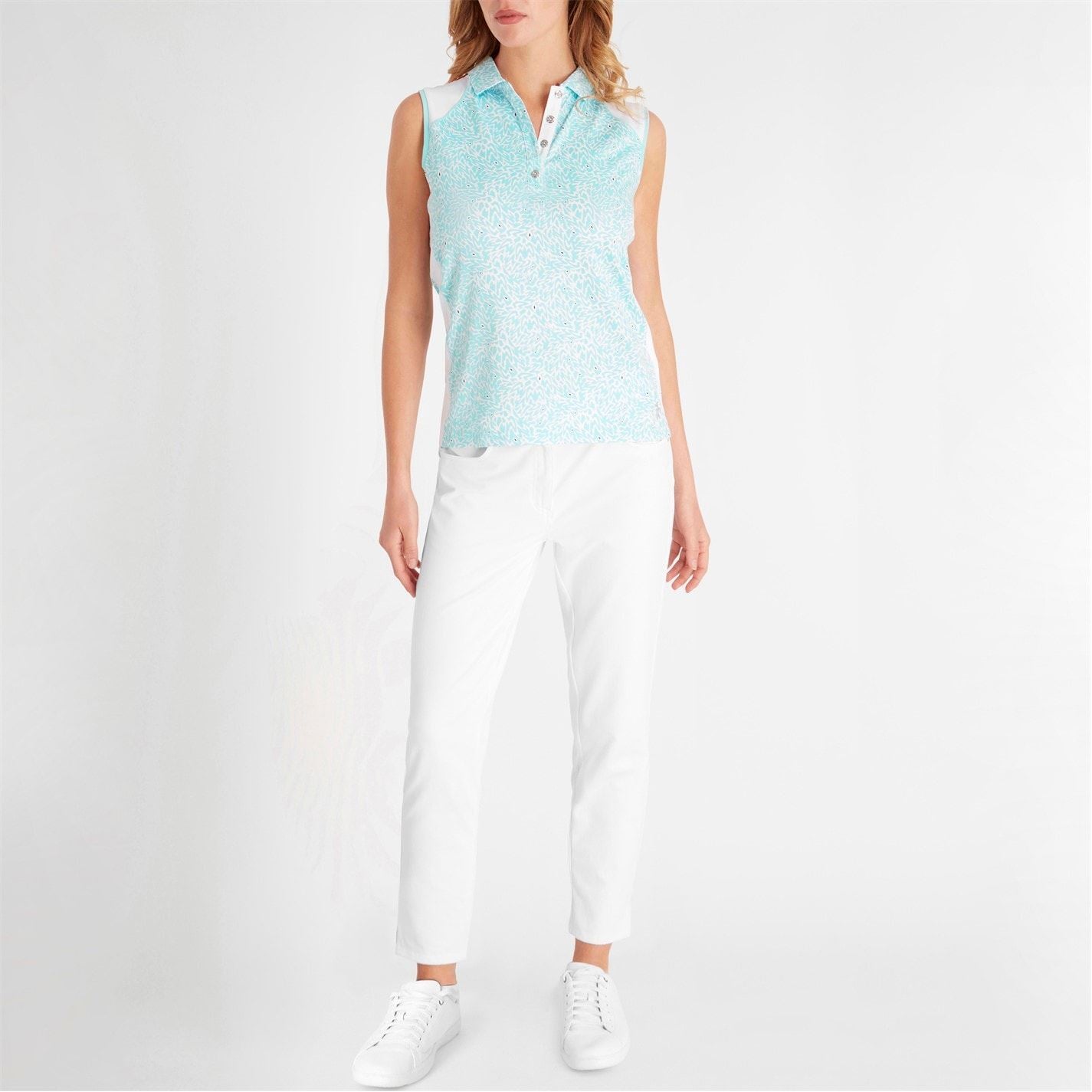 Calvin Klein Golf Sleeveless Performance Polo Shirt