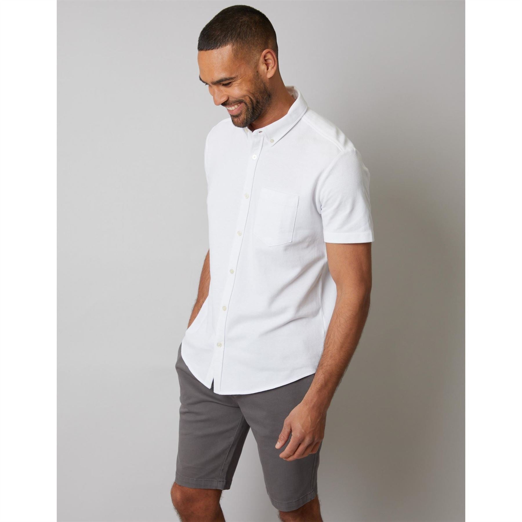 Threadbare Majestic Regular Fit Button Down Collar Shirt