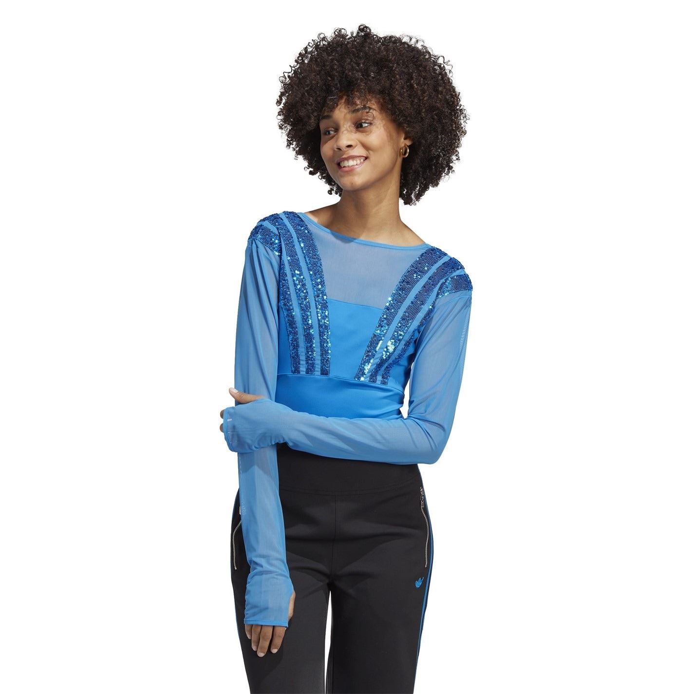 adidas Originals Santiago Slim Fit Scoop Neck Bodysuit