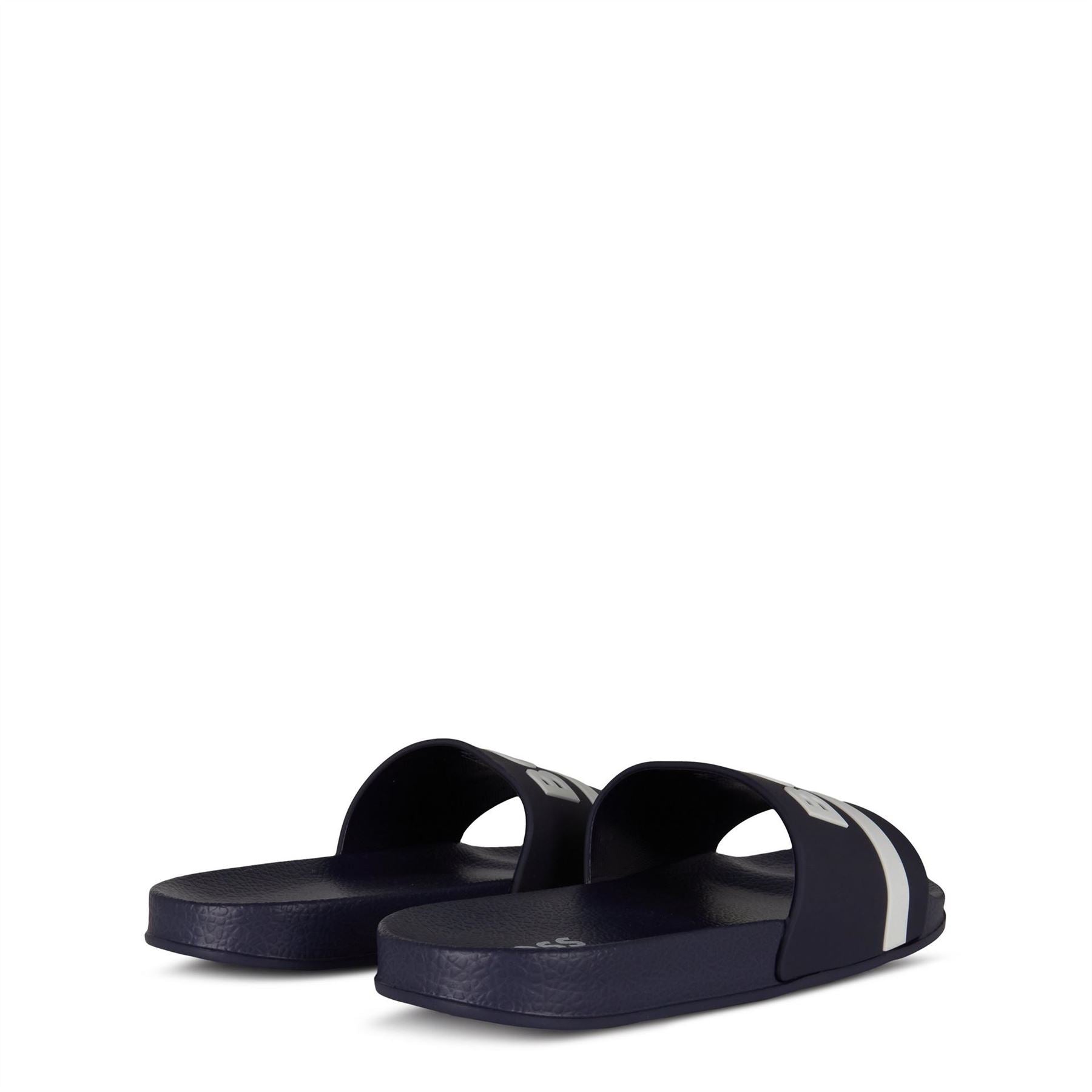 Boss Logo Sliders With Logo Design Sandals