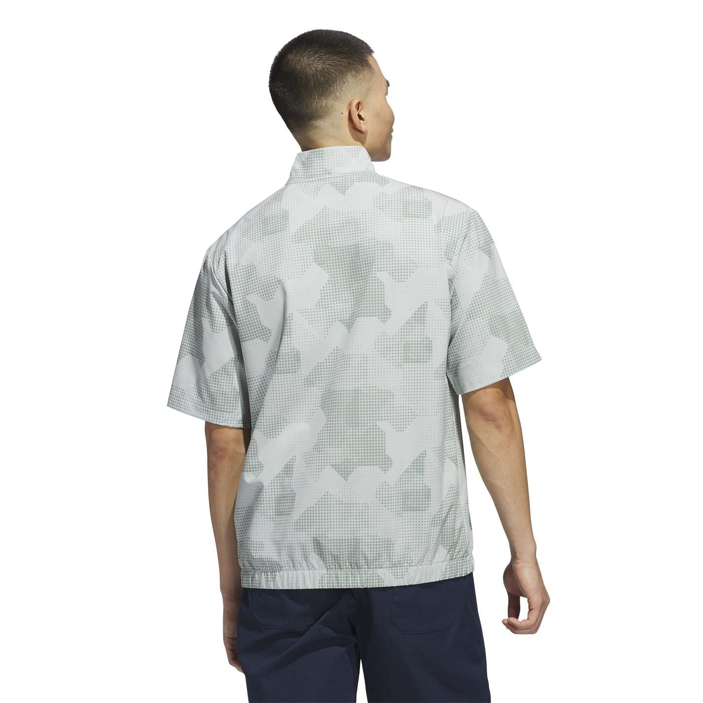 adidas Mens Go To Dwr Short Sleeve Half Zip Pullover