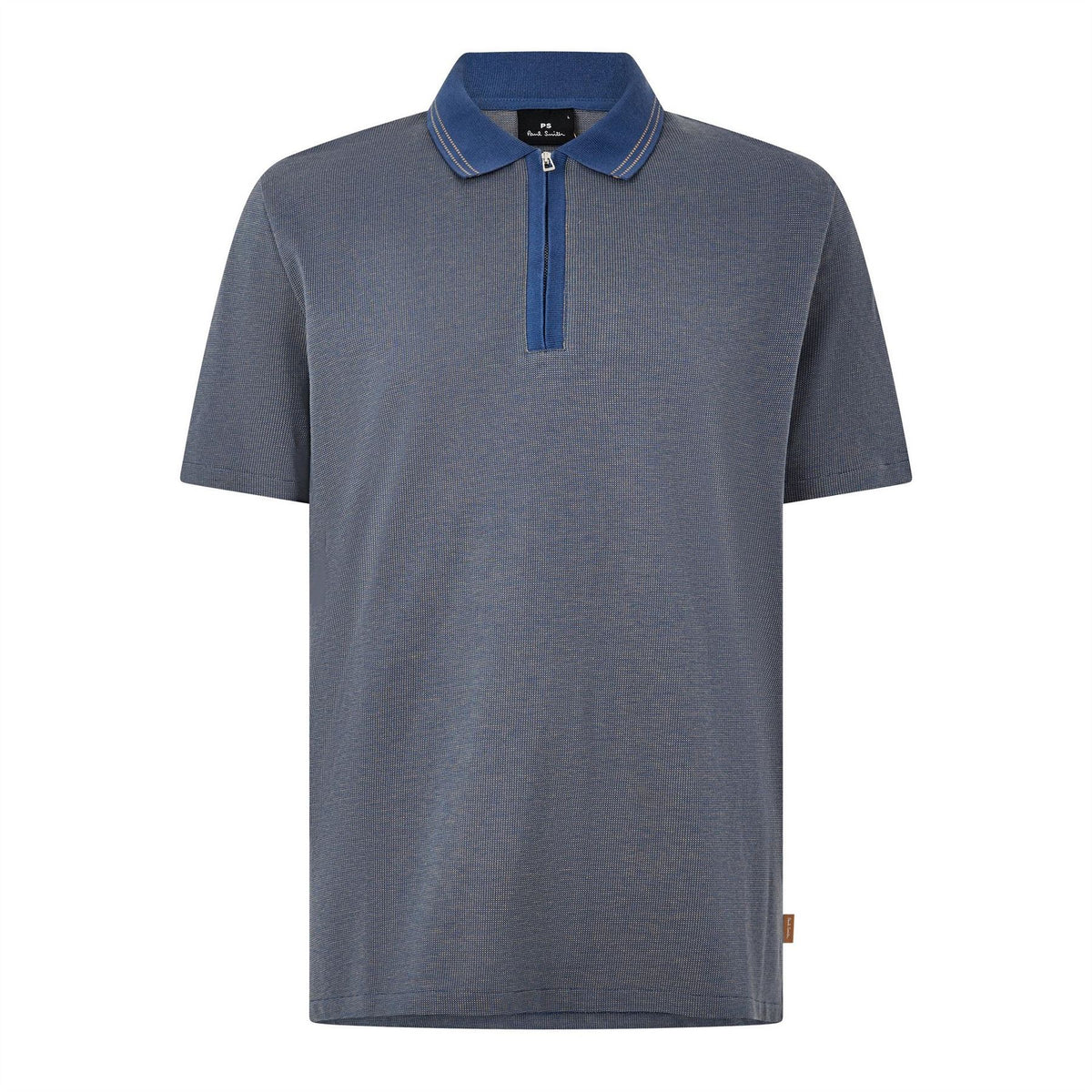PS Paul Smith Microdot Cotton Short Sleeve Polo Shirt