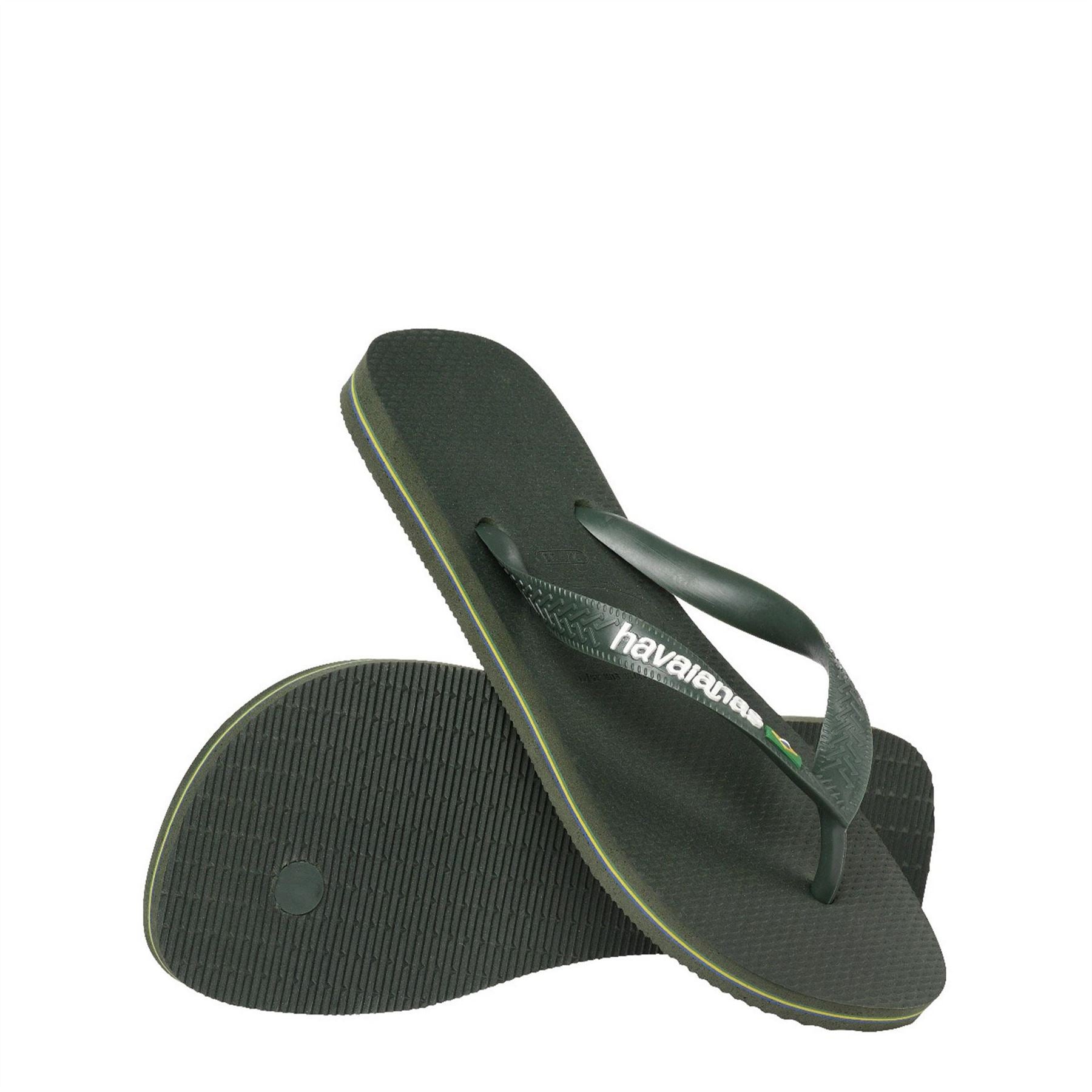 Havaianas Brasil Logo Flip Flops