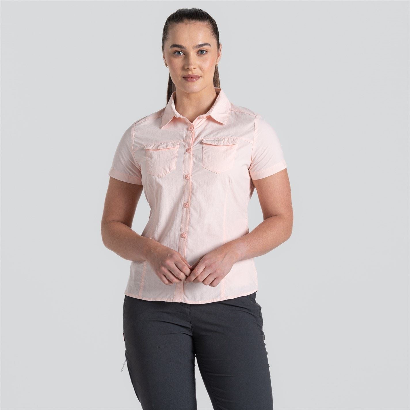 Craghoppers Collared Neck Short Sleeve Regular Fit Shirt