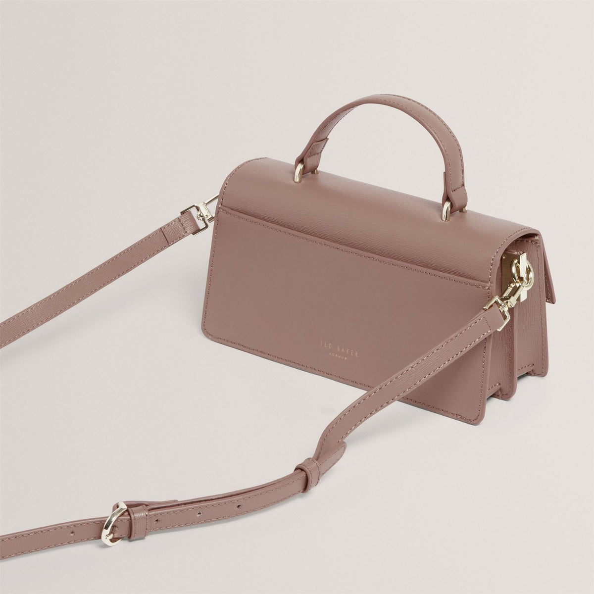 Ted Baker Bar Detail Wide Leather Crossbodyody Bag
