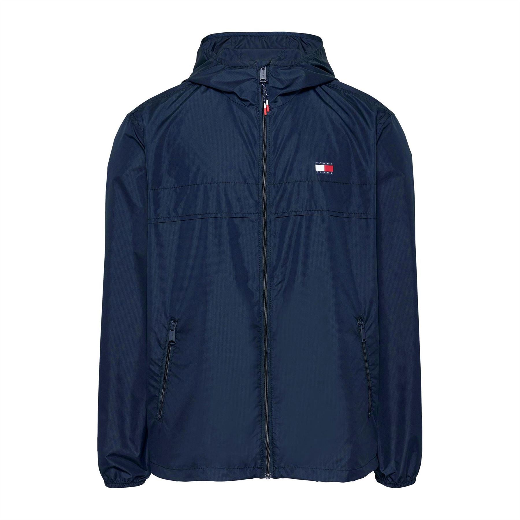Tommy Jeans Hooded Relaxed Fit Windbreaker with Zipped Pocket