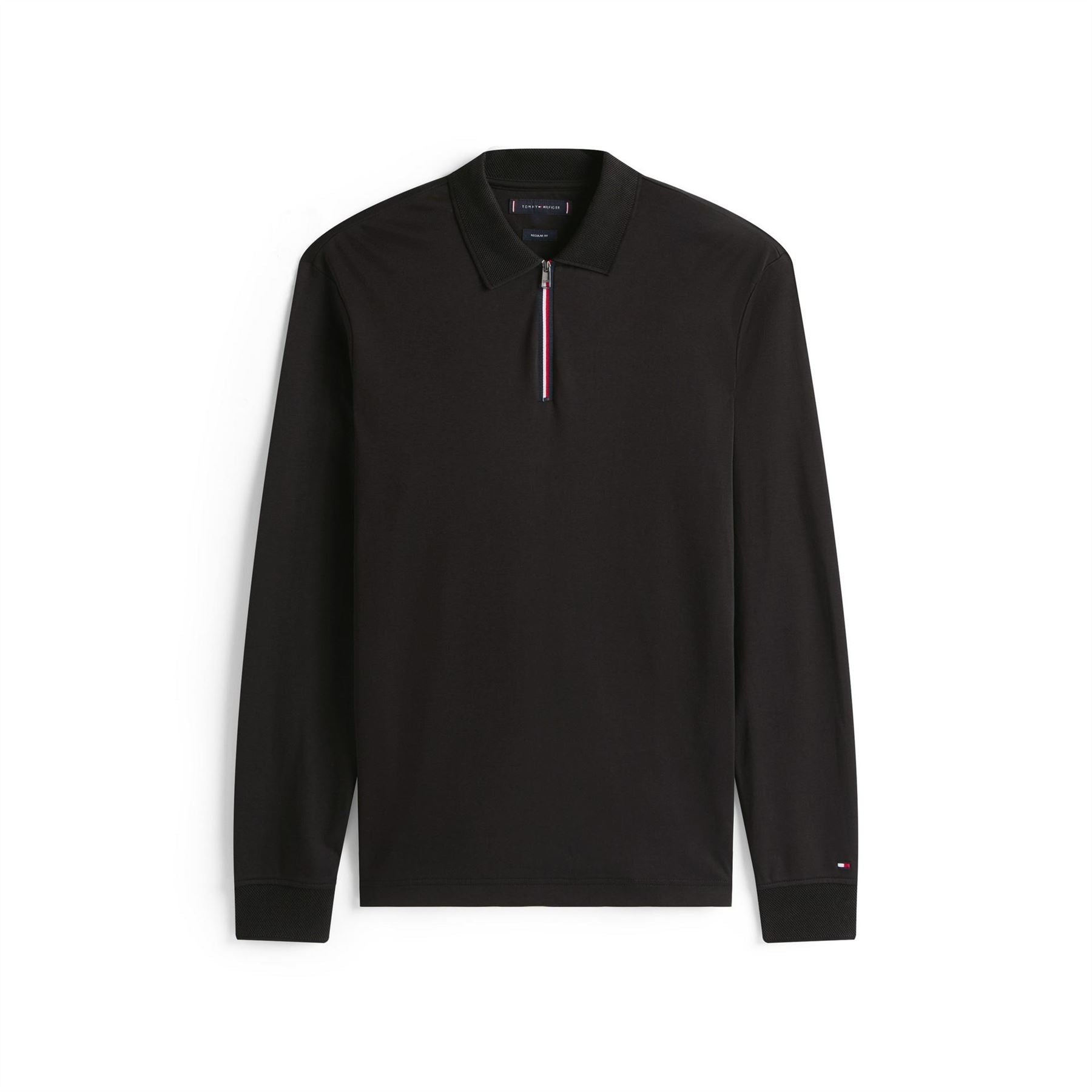 Tommy Hilfiger Collared Neck Long Sleeve Polo Shirt