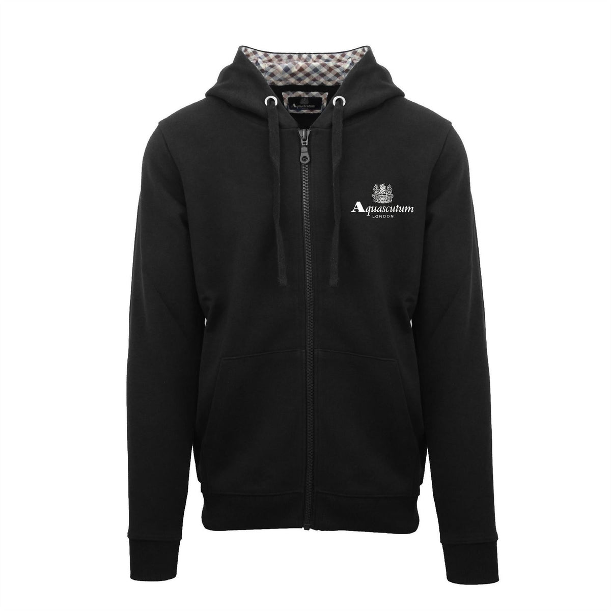 Aquascutum Zip Hooded Sweatshirt