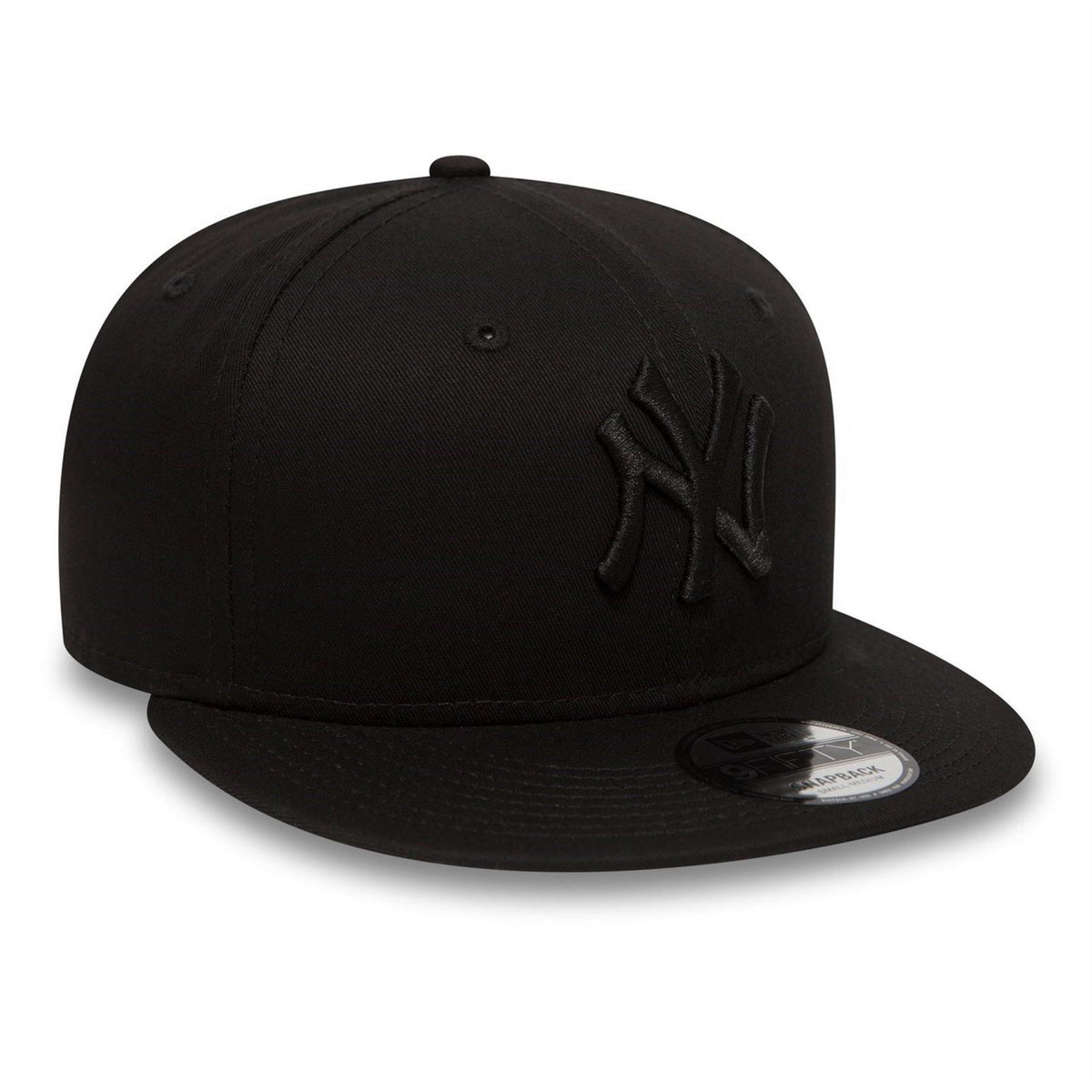 New Era Logo Flat Bill Snapback Cap
