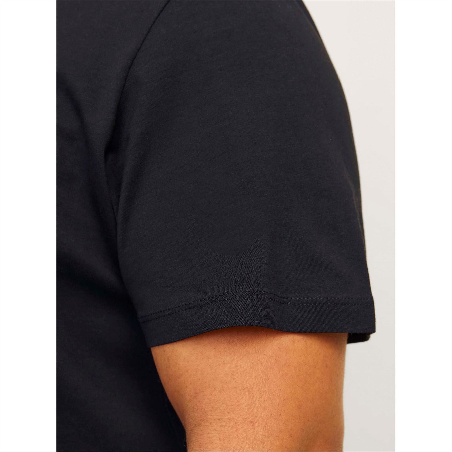 Jack and Jones Varsity Arch Lettering Crew Neck Short Sleeve T-Shirt