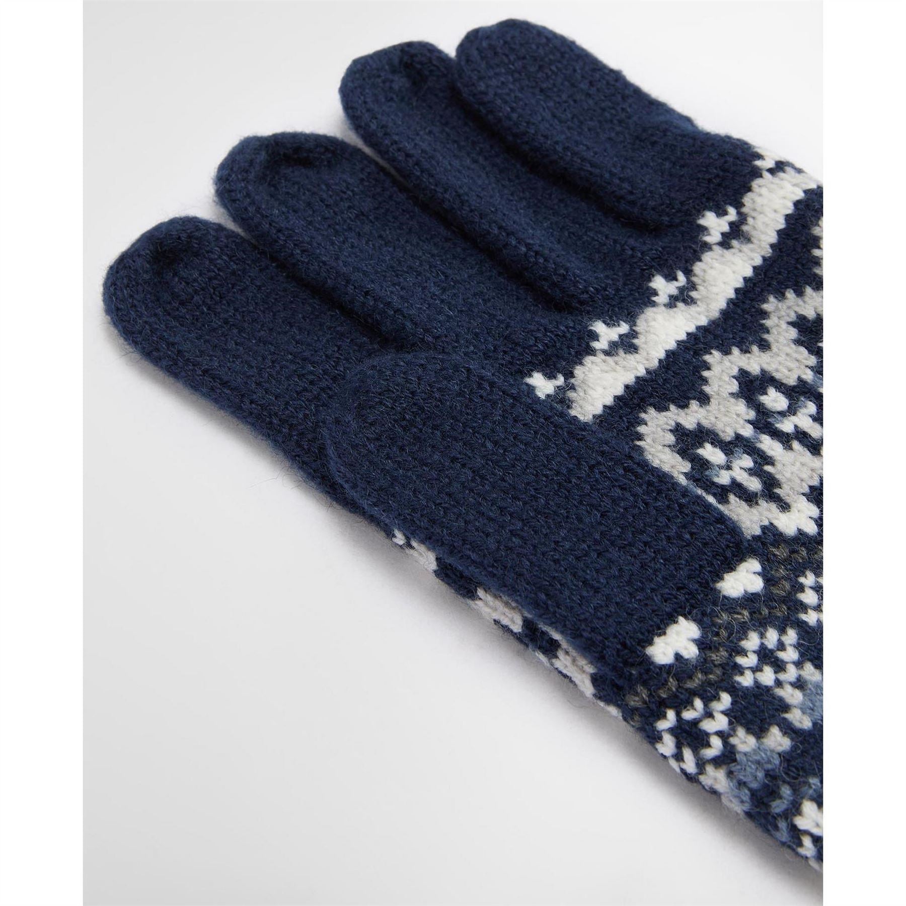 Barbour Fairisle Knitted Gloves