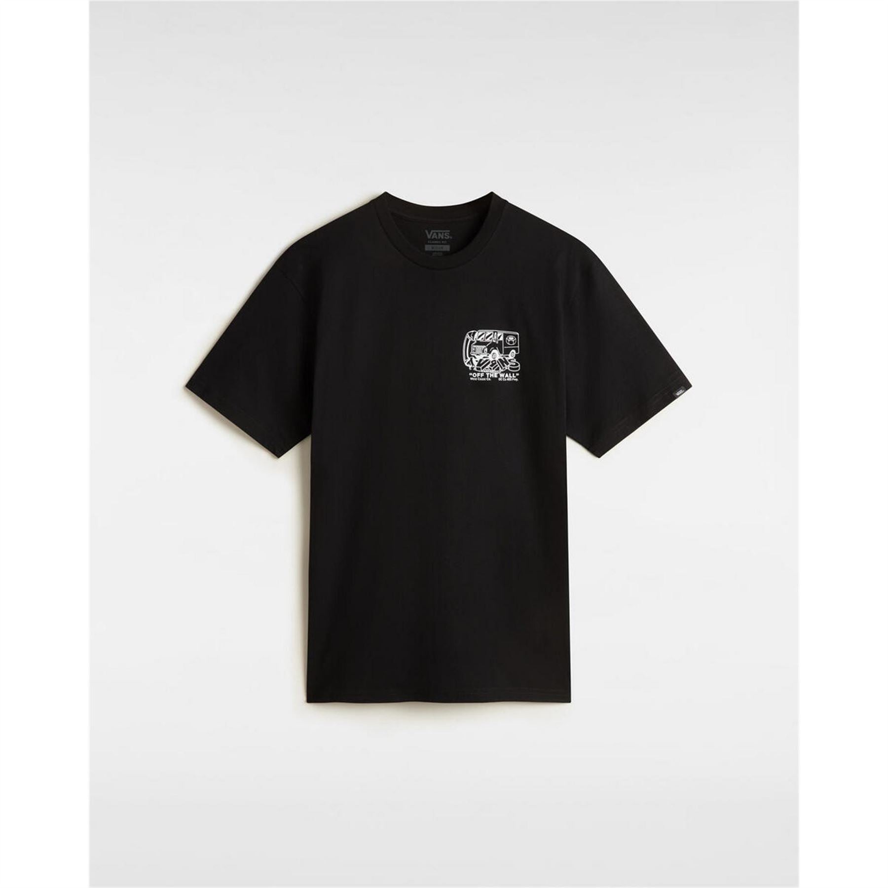 Vans Next Stop Short Sleeve Black Regular Fit T-Shirt