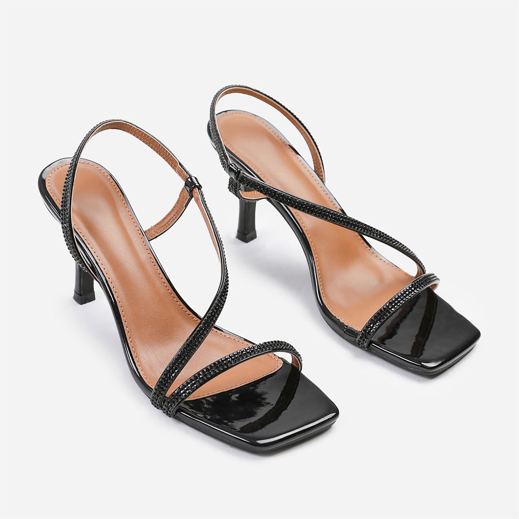 Wheres That From Strappy Stiletto Heel Open Toe Sandals