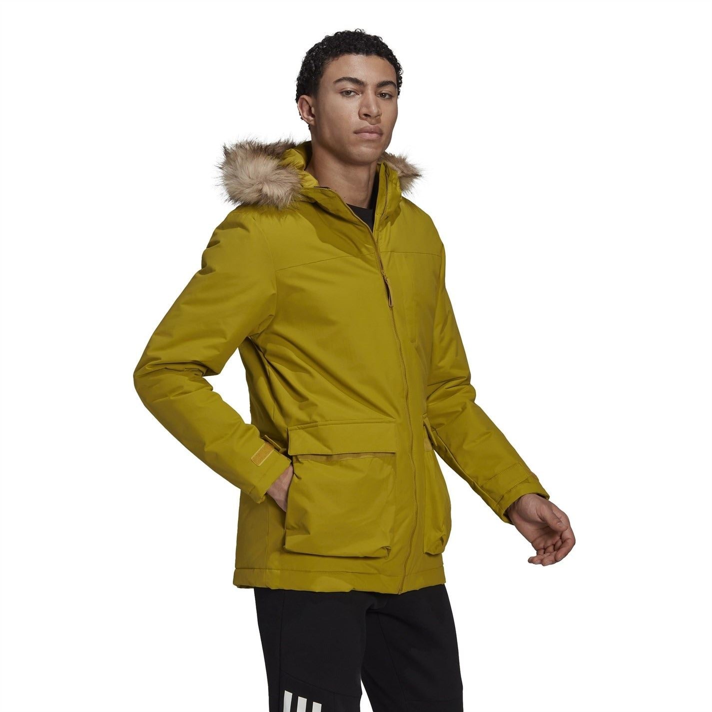 adidas Mens Utilitas Hooded Parka Jacket