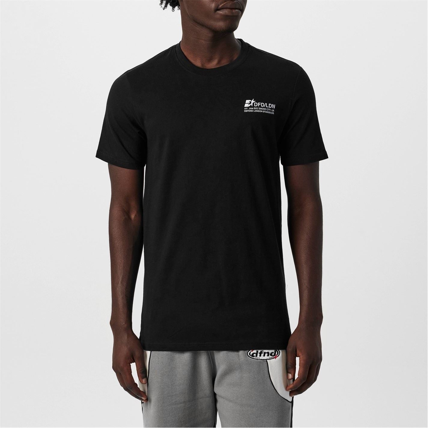 DFND London 2 Pack Regular Fit Crew Neck T-Shirt