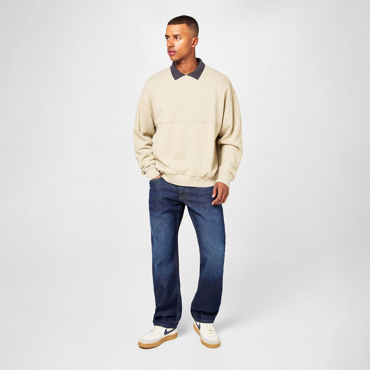 Jack Wills Collared Neck Regular Fit Sweater
