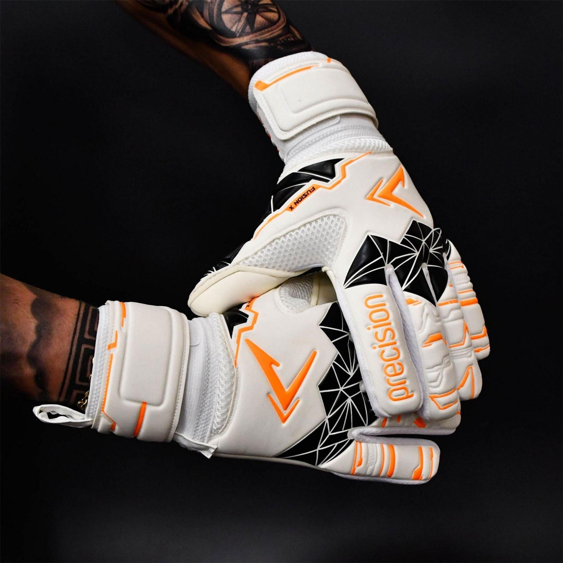 Precision Training Junior Fusion X Negative Goalkeeper Gloves