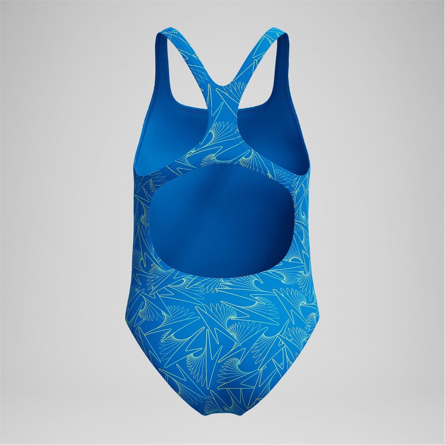 Speedo Hyperboom Allover Medalist Geometric Patterned Swimsuit