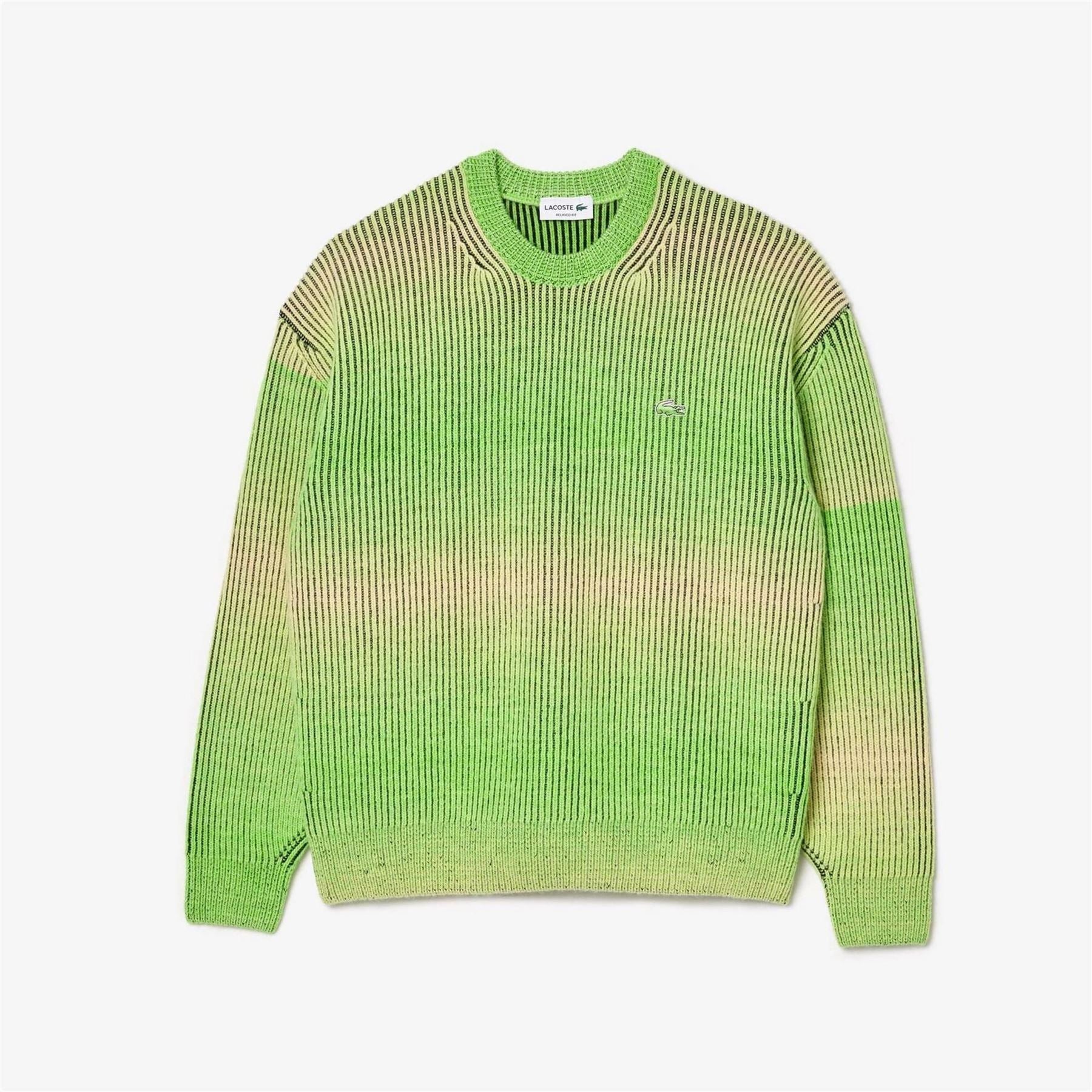 Lacoste Ombre Crew Neck Relaxed Fit Sweatshirt