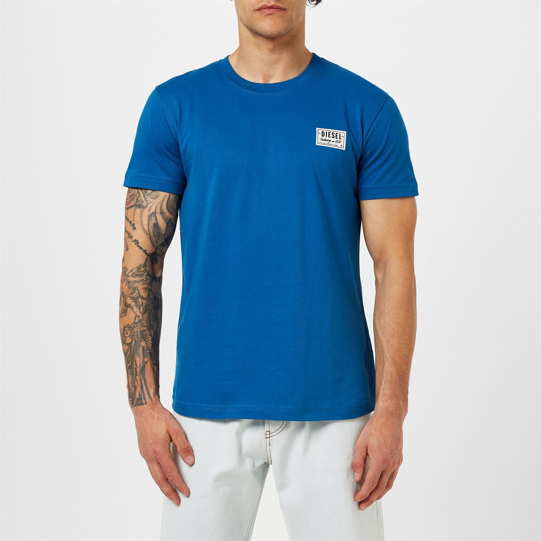 Diesel Mens Patch Logo T-Shirt