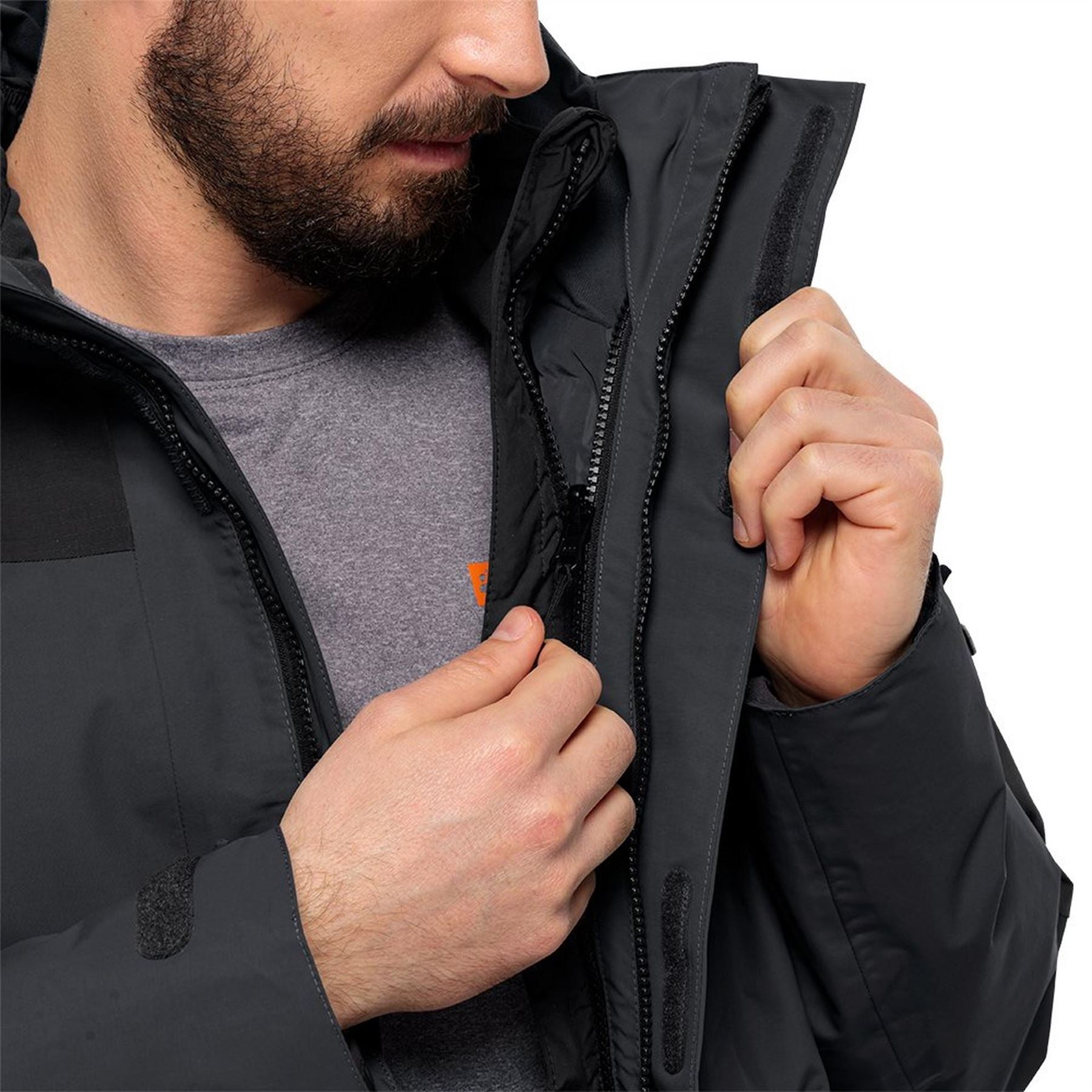 Jack Wolfskin Romberg Waterproof Windproof PrimaLoft 3 in 1 Jacket