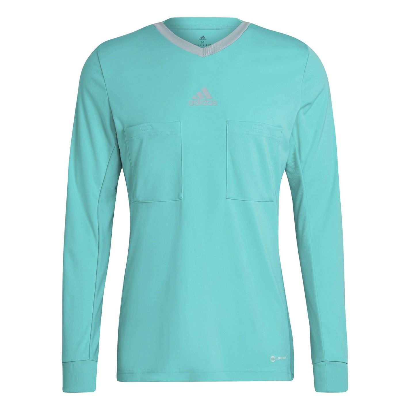 adidas V Neck Long Sleeve Regular Fit T-Shirt
