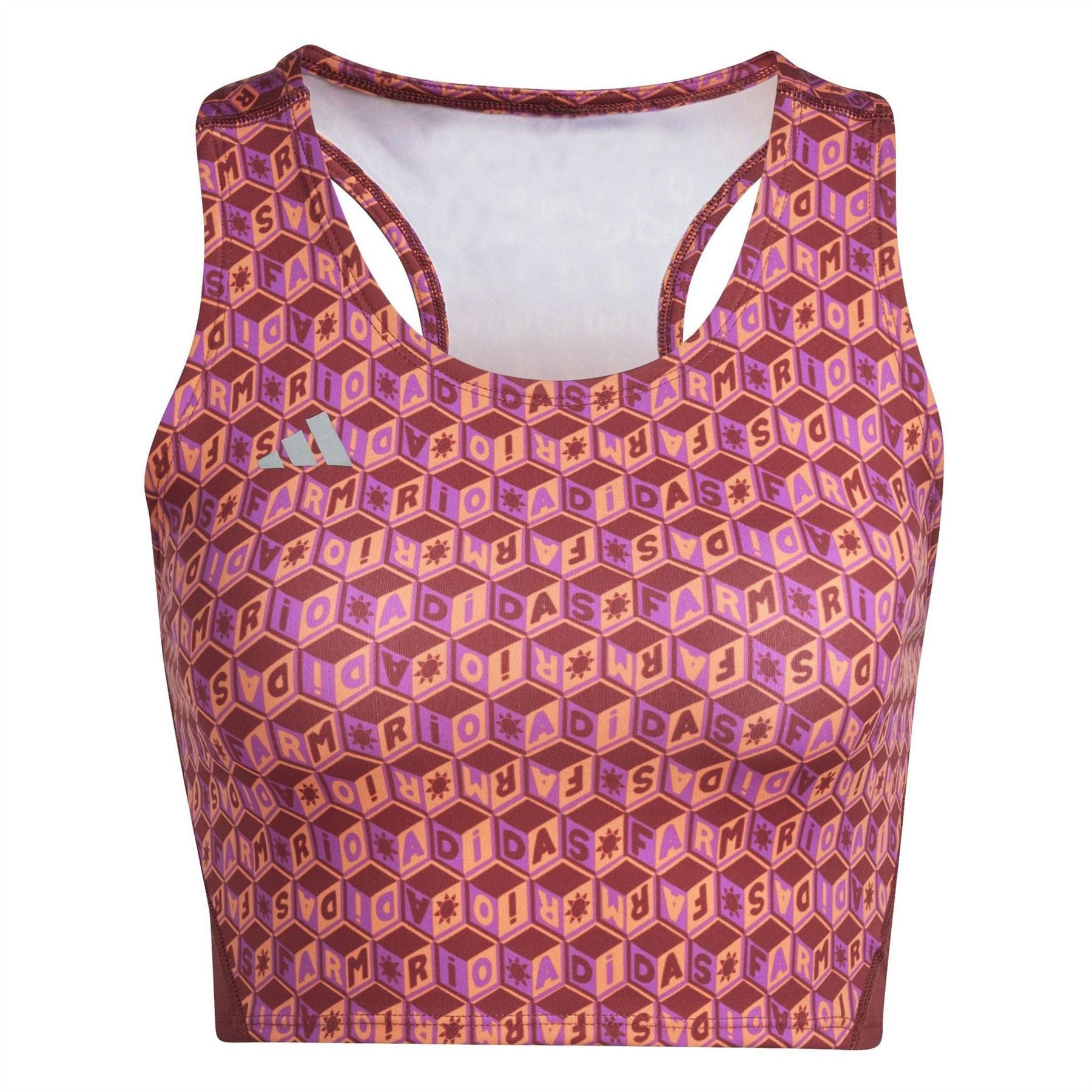 adidas Womens Adizero X Farm Crop Top