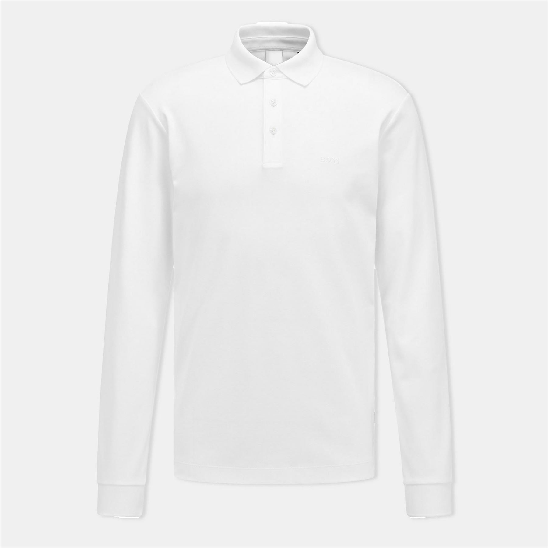 Boss Hbb Pado 30 Long Sleeve Polo Shirt, Iconic Logo Embroidered