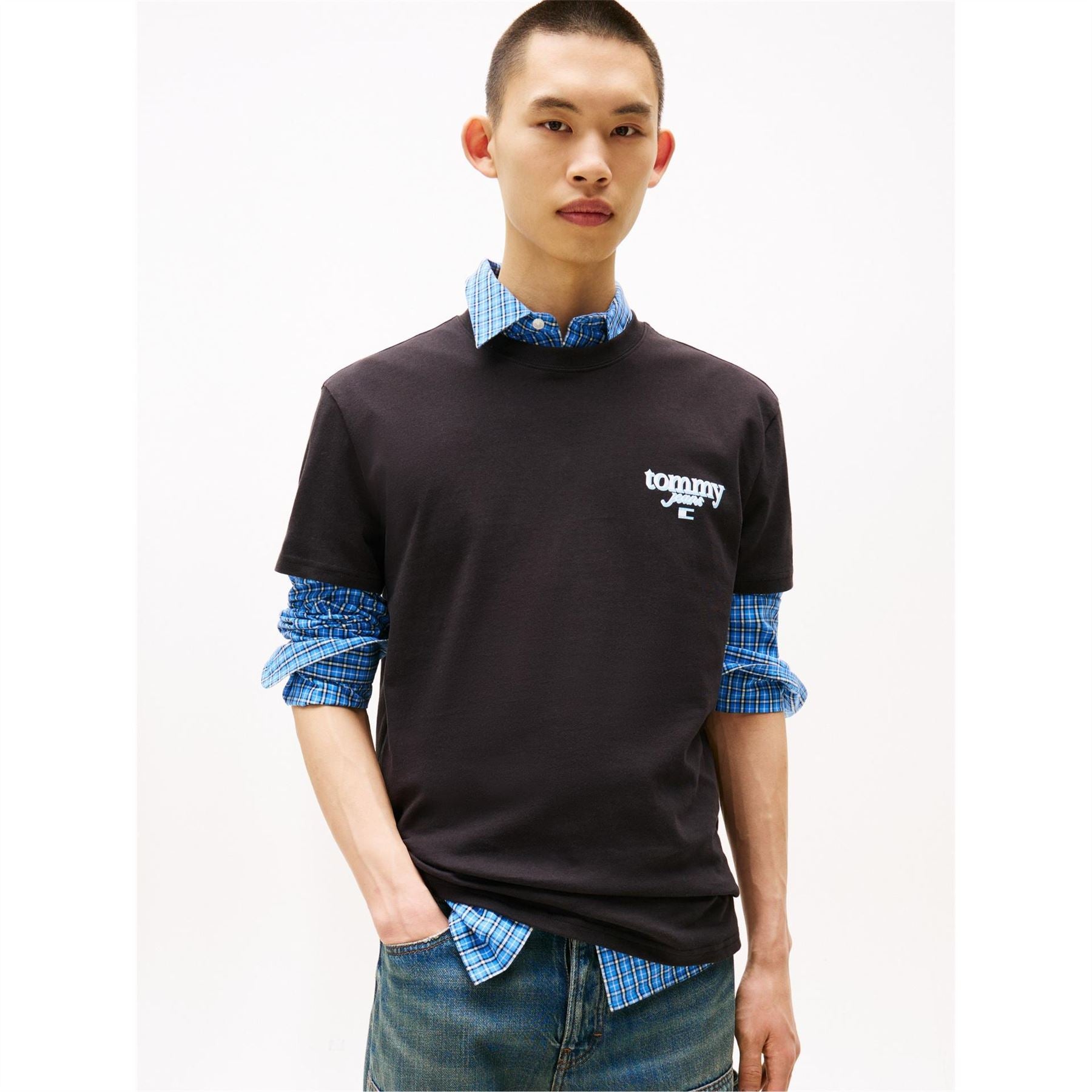 Tommy Jeans Flag Logo T-Shirt