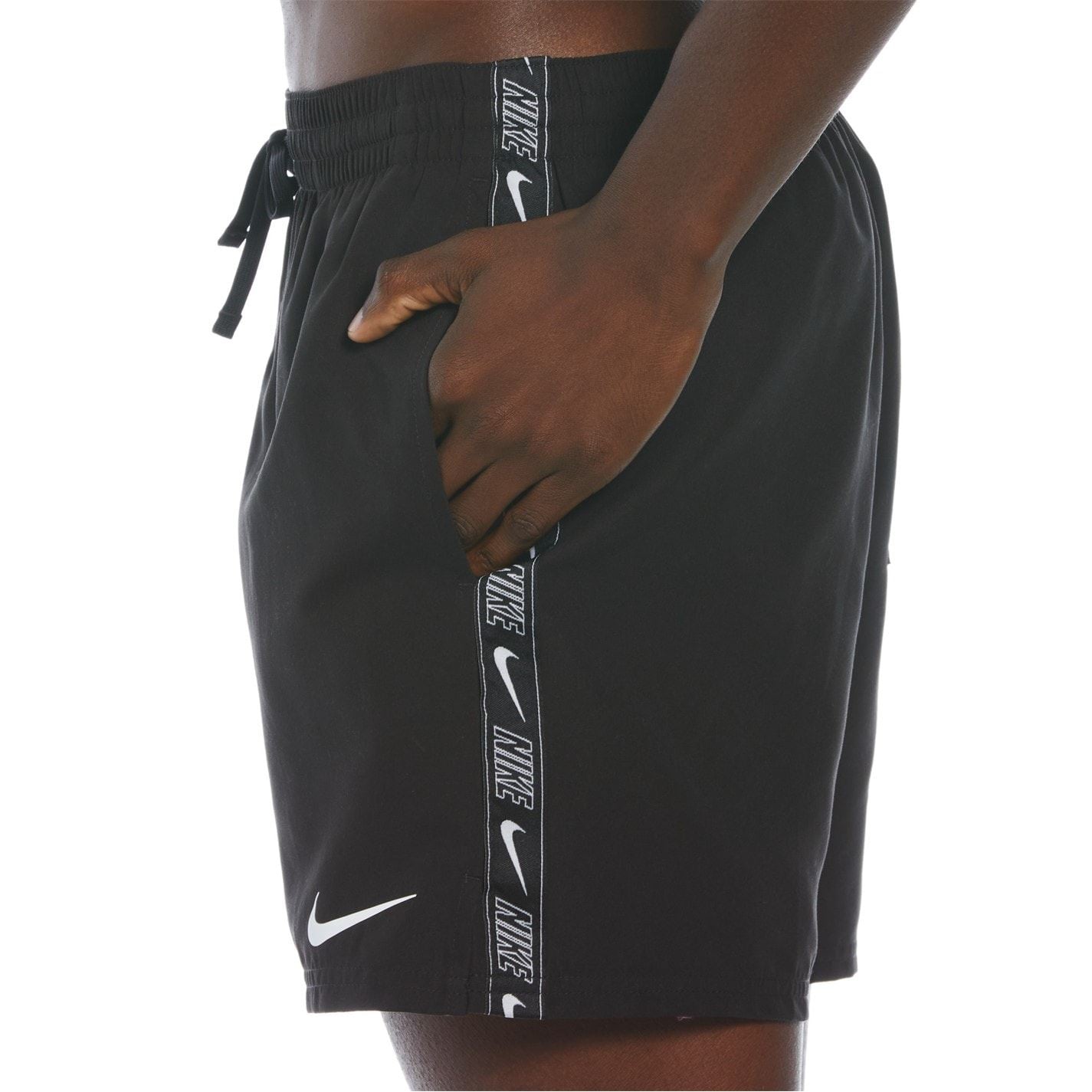 Nike Tape Swimming Logo Print Shorts