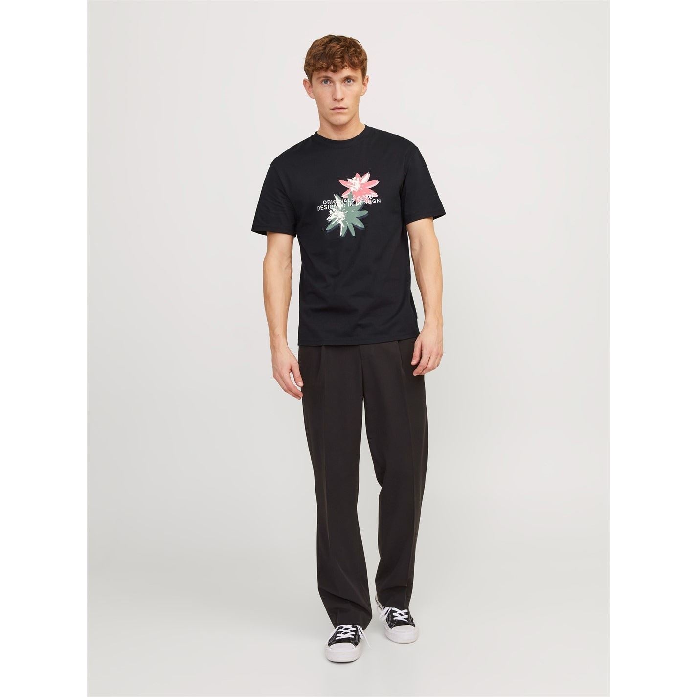 Jack and Jones Crew Neck Regular Fit Short Sleeve T-Shirt