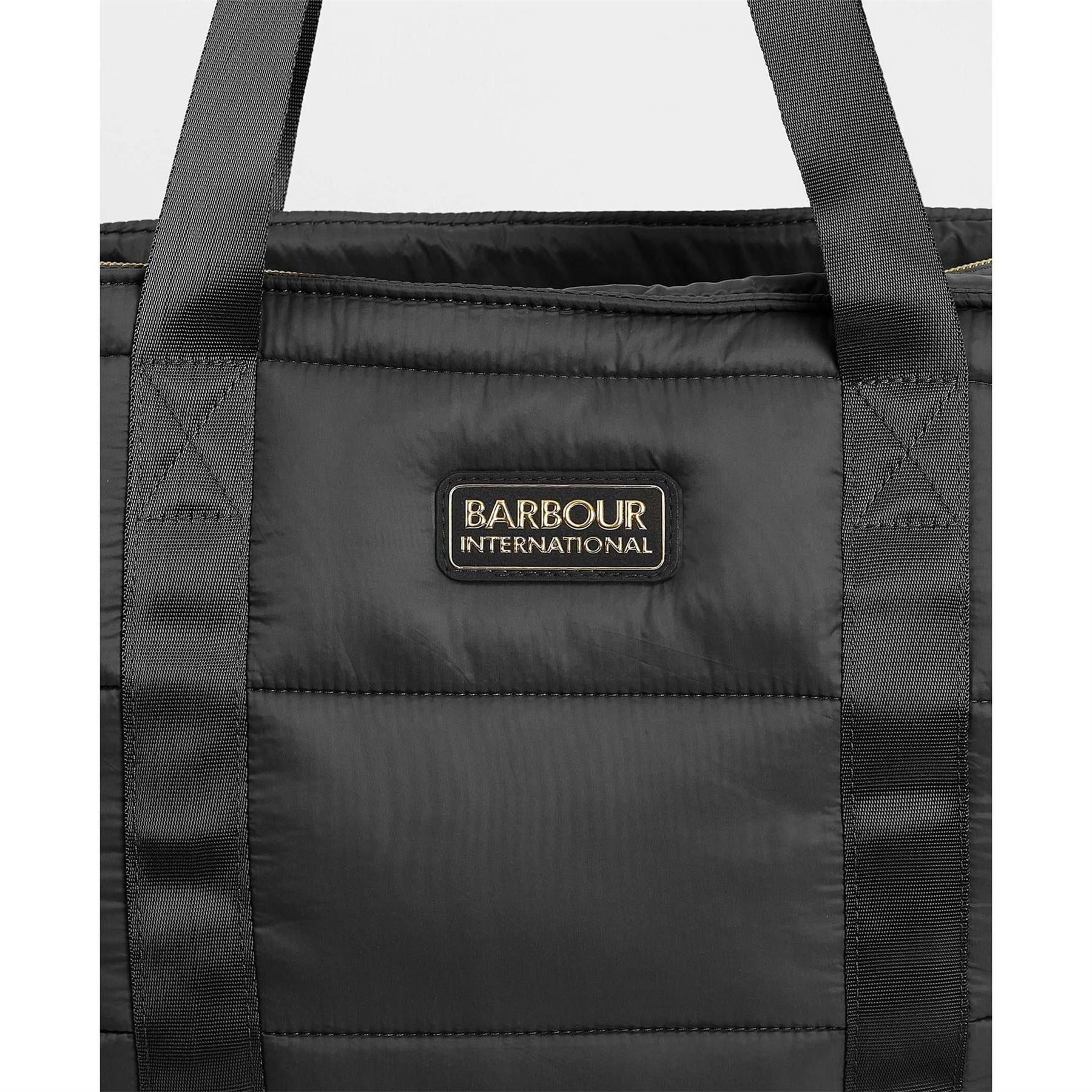 Barbour International Quilted Tote Bag