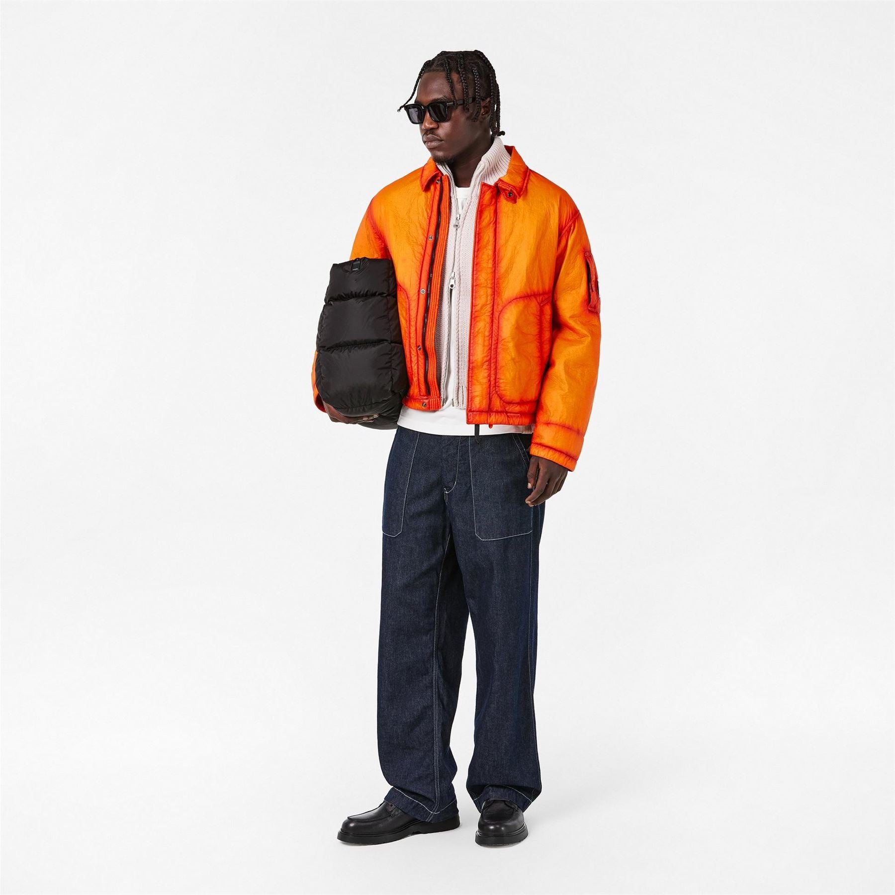 CP Company Feltro Ombre Snap Button Front Pocket Jacket