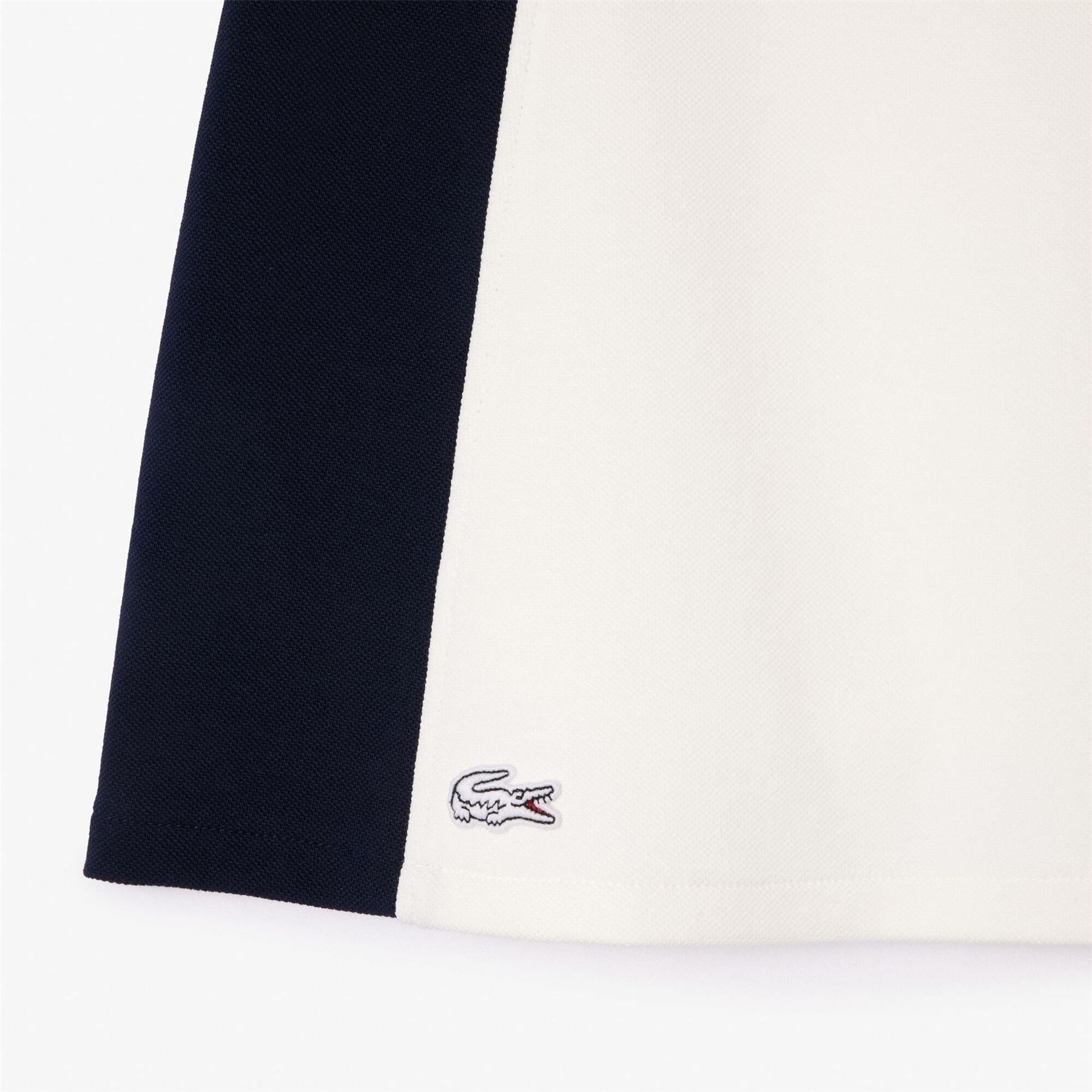 Lacoste Pique Mini A-Line Color Block Skirt