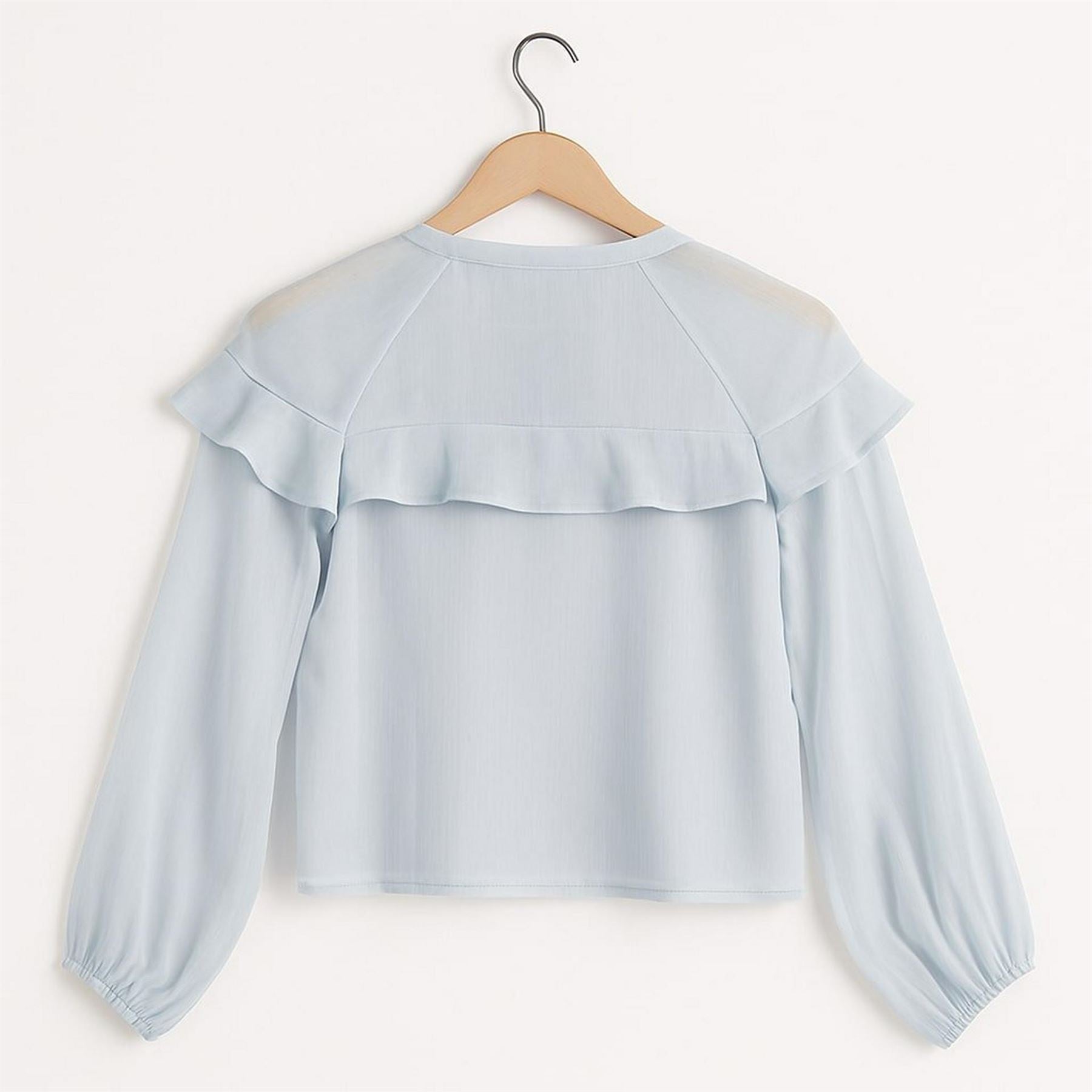 I Saw It First Sleeve Ruffle Blouse