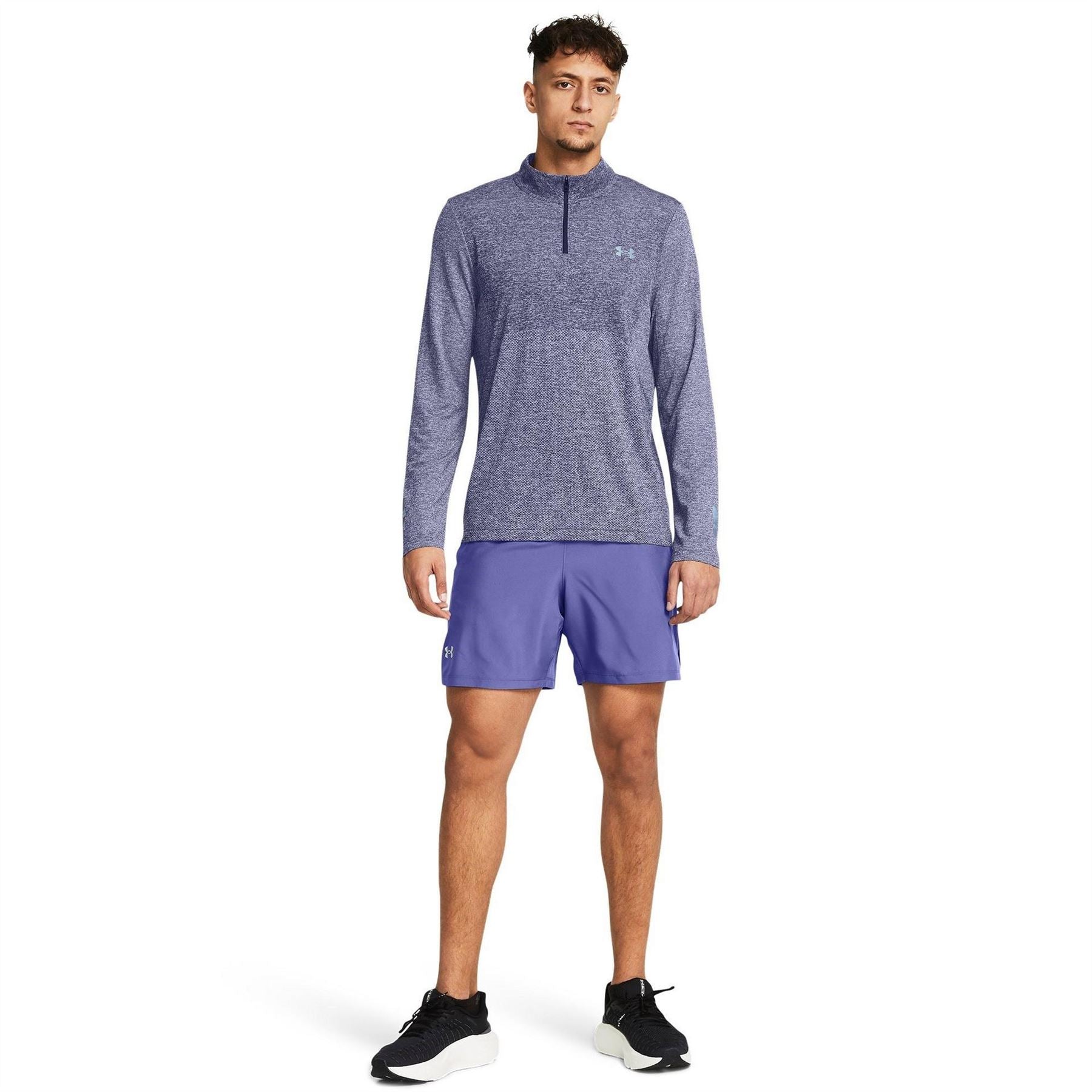 Under Armour Mens Armour Ua Launch 2 In 1 7 Shorts
