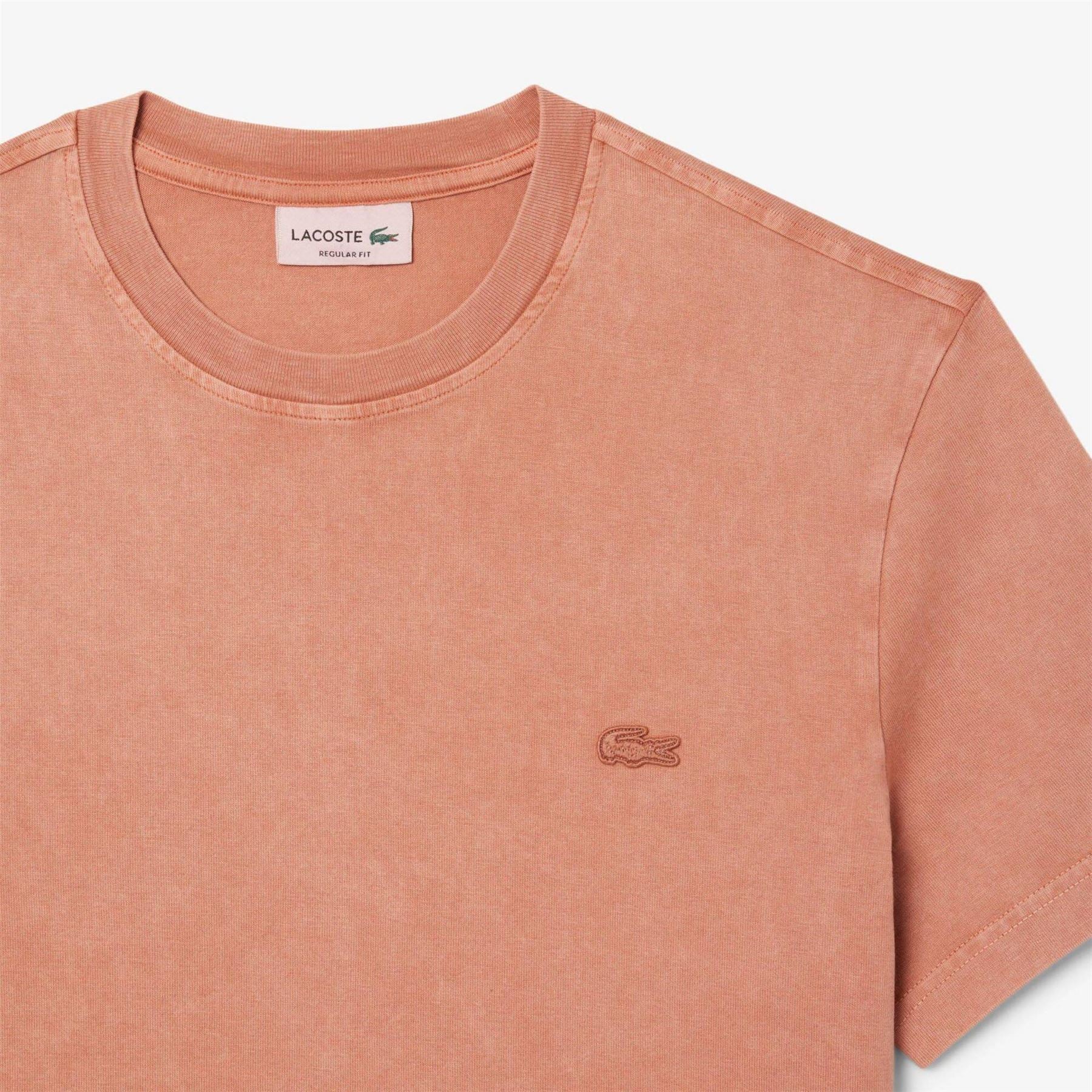 Lacoste Washed Effect Heavy Jersey Regular Fit T-Shirt